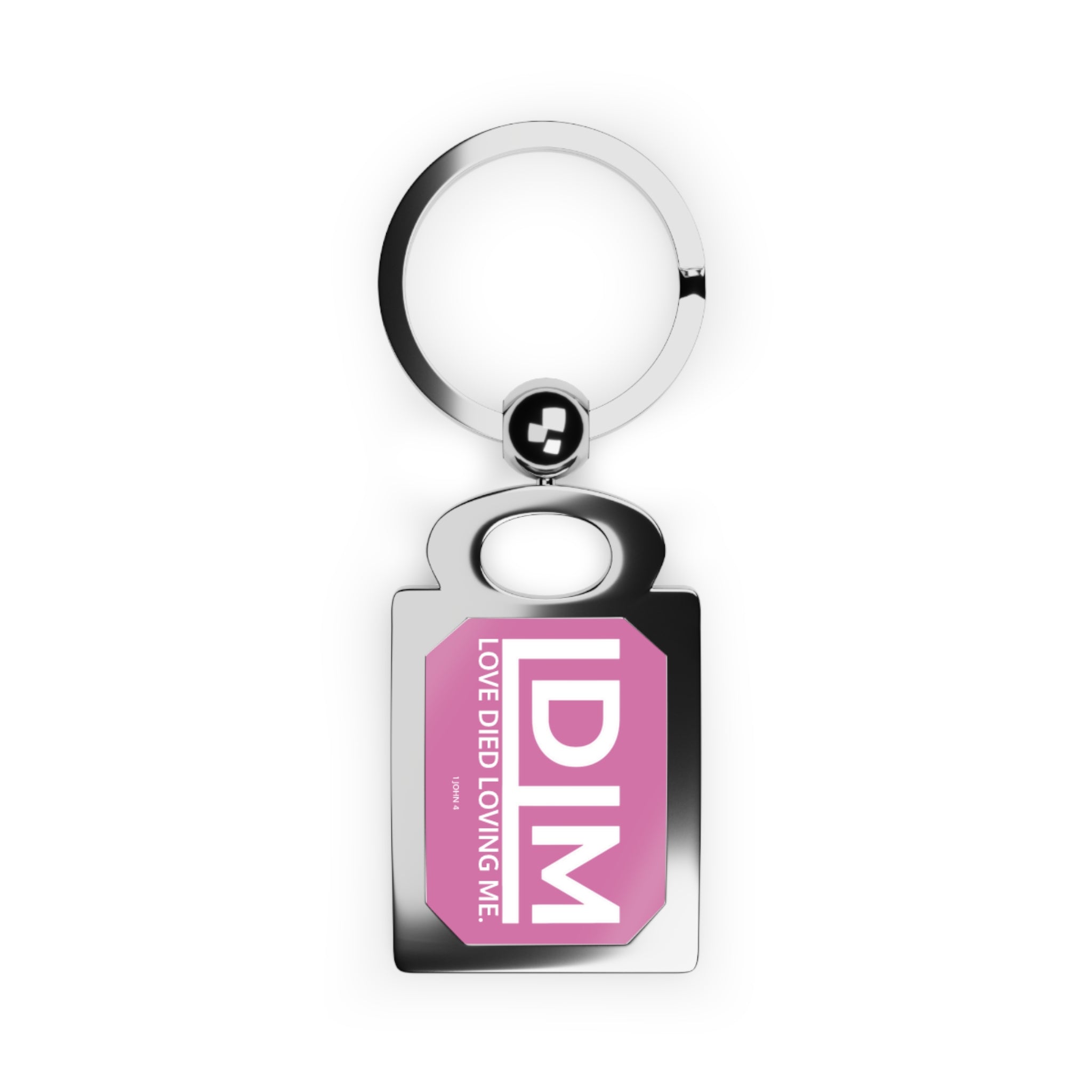 Love Died Loving Me - Keychain (Pink/White)