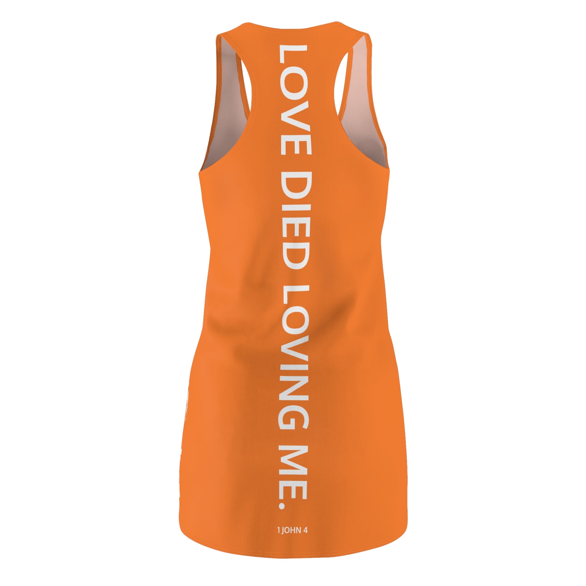 Love Died Loving Me - Chic Racerback Dress (Crusta)