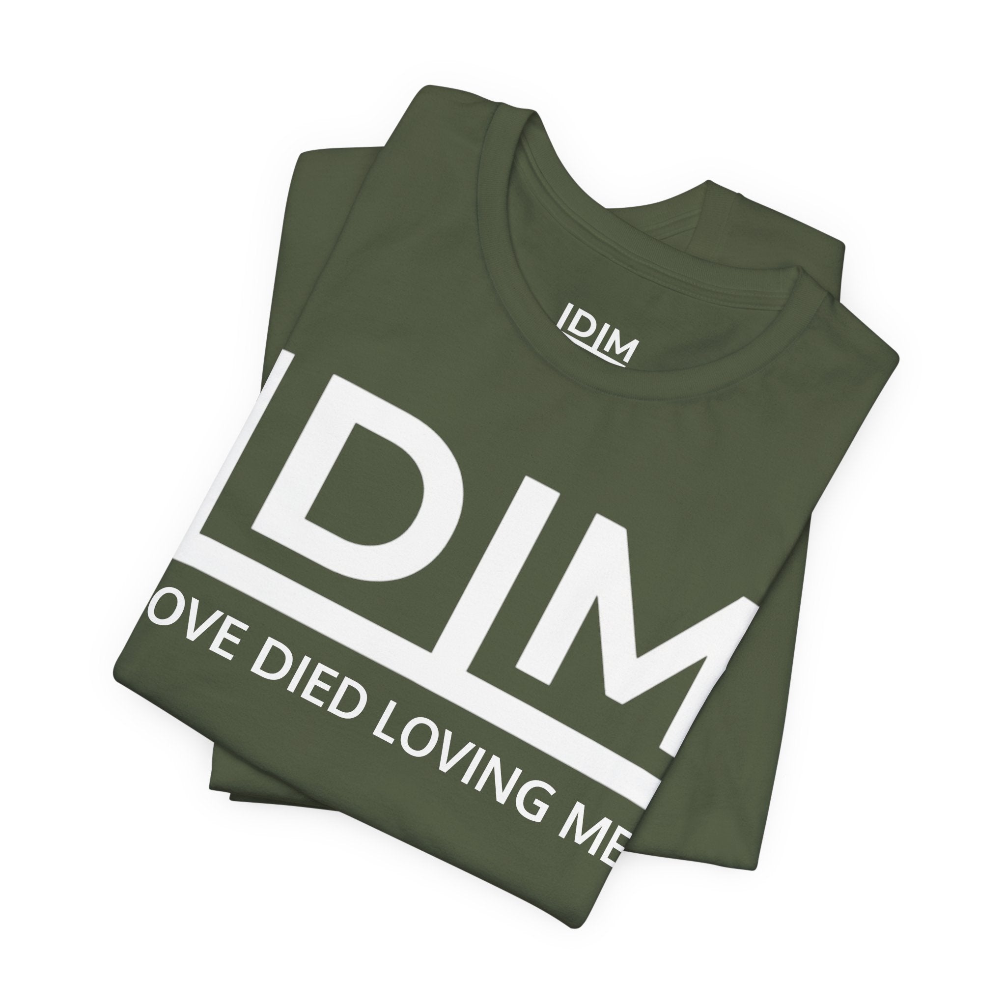 Love Died Loving Me - Unisex Tee (White Horiz Logo)