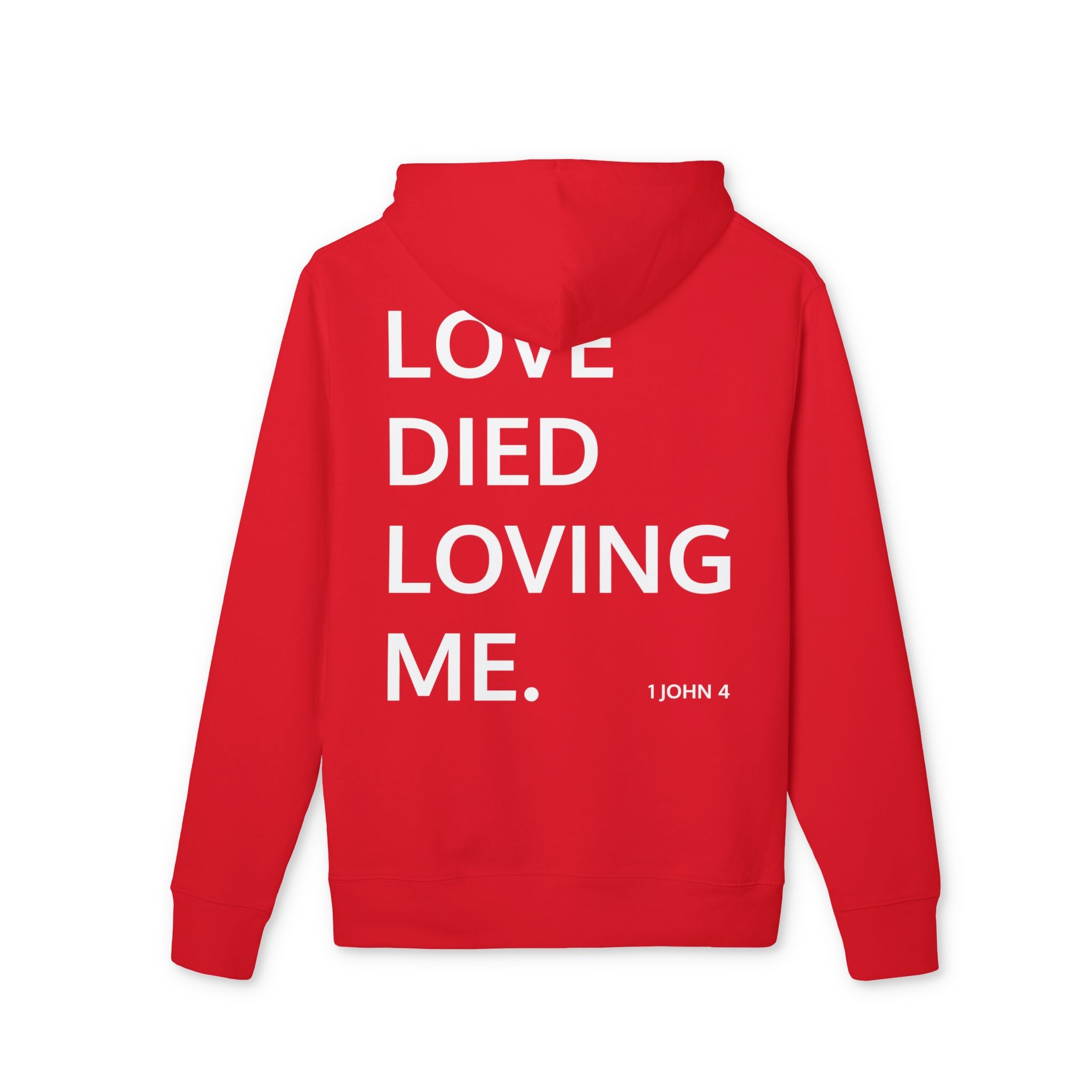 Love Died Loving Me - Unisex Hoodie (White Horiz Logo)