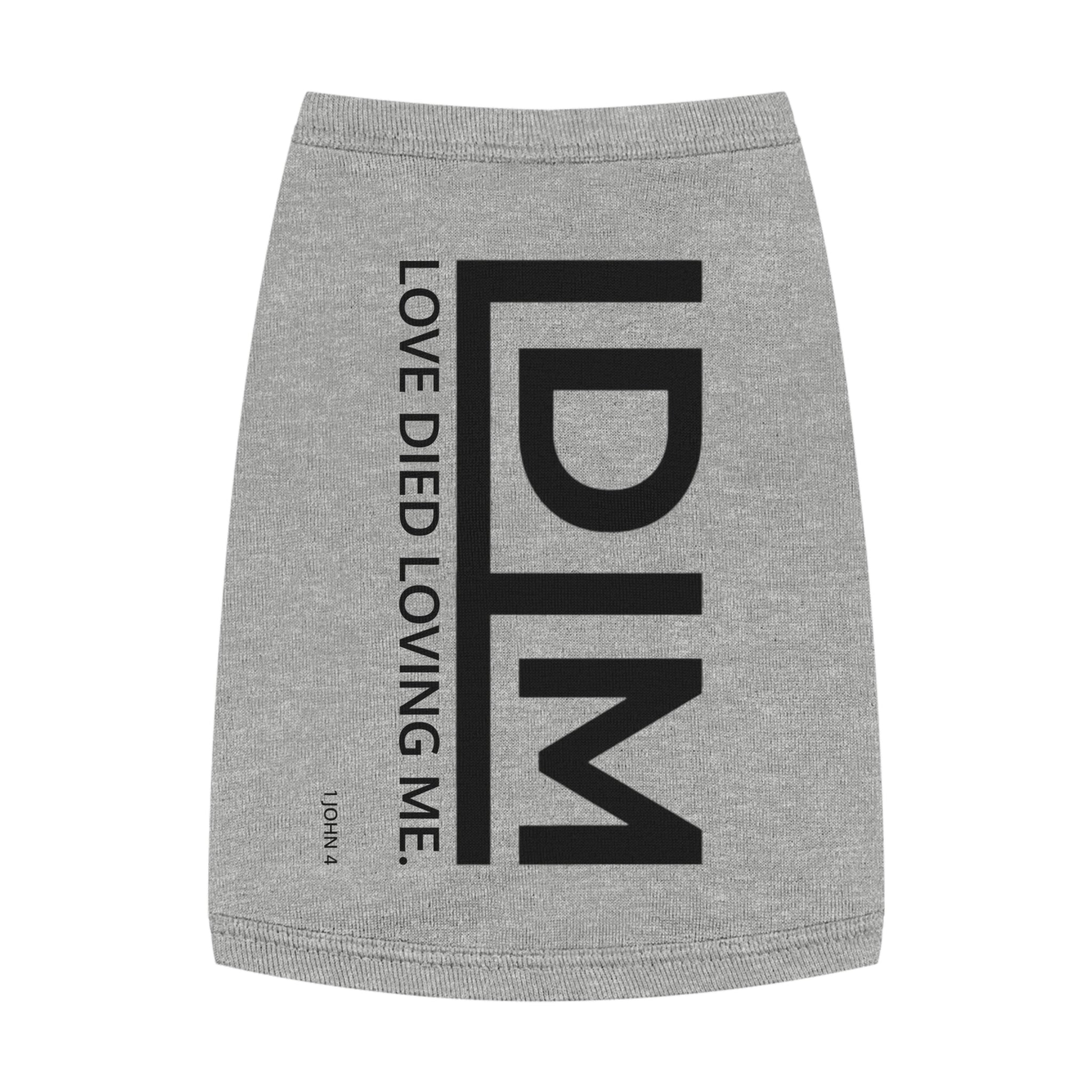 Love Died Loving Me - Pet Tank Top (Black Logo)