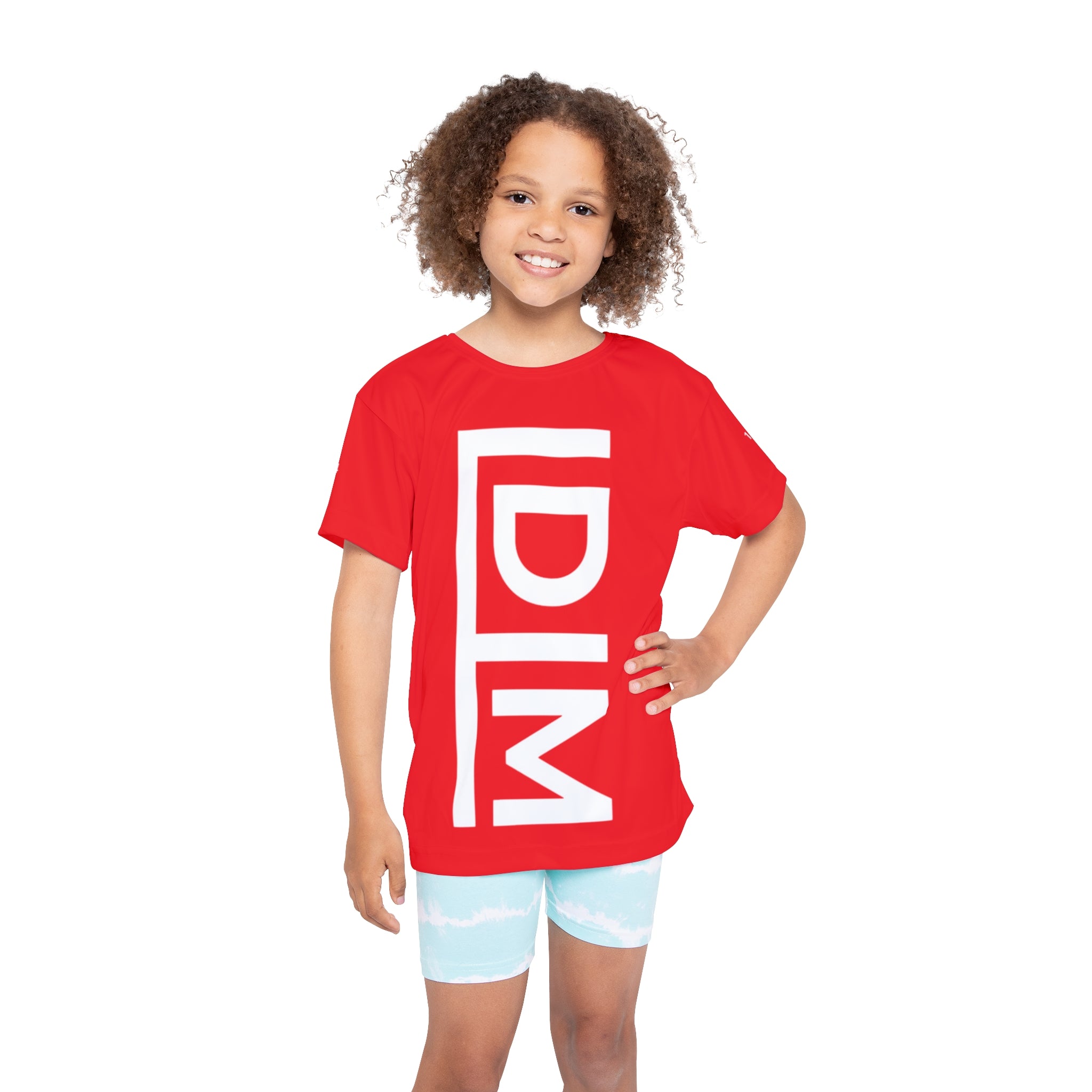 Love Died Loving Me - Kids Sports Jersey (Red/White)
