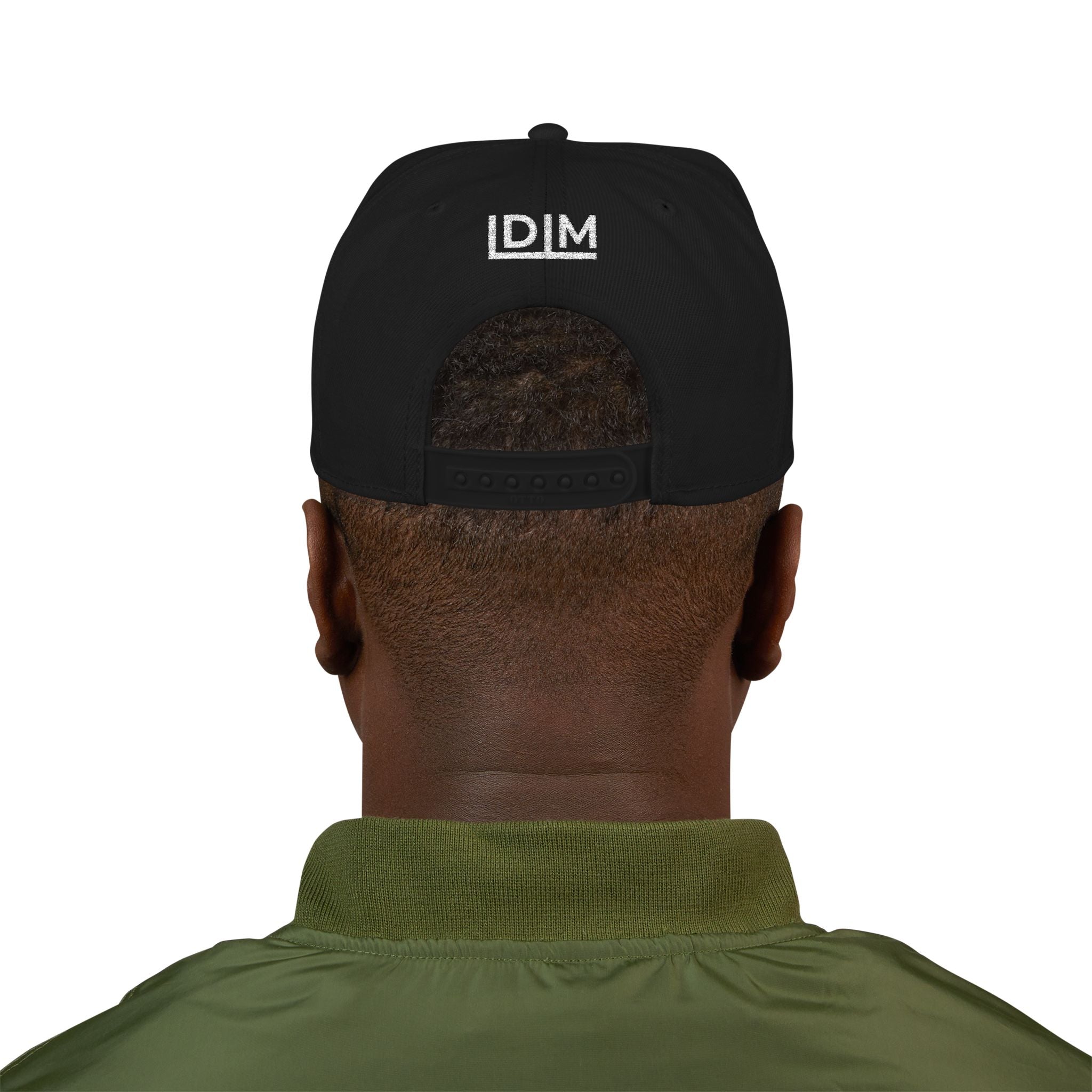 Love Died Loving Me - Embroidered Snapback Cap (White Logo)