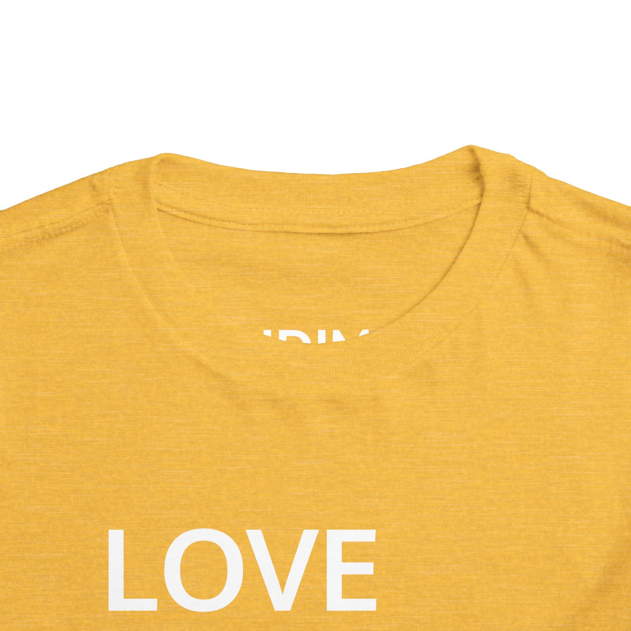 Love Died Loving Me - Toddler T-Shirt (White Back Logo)
