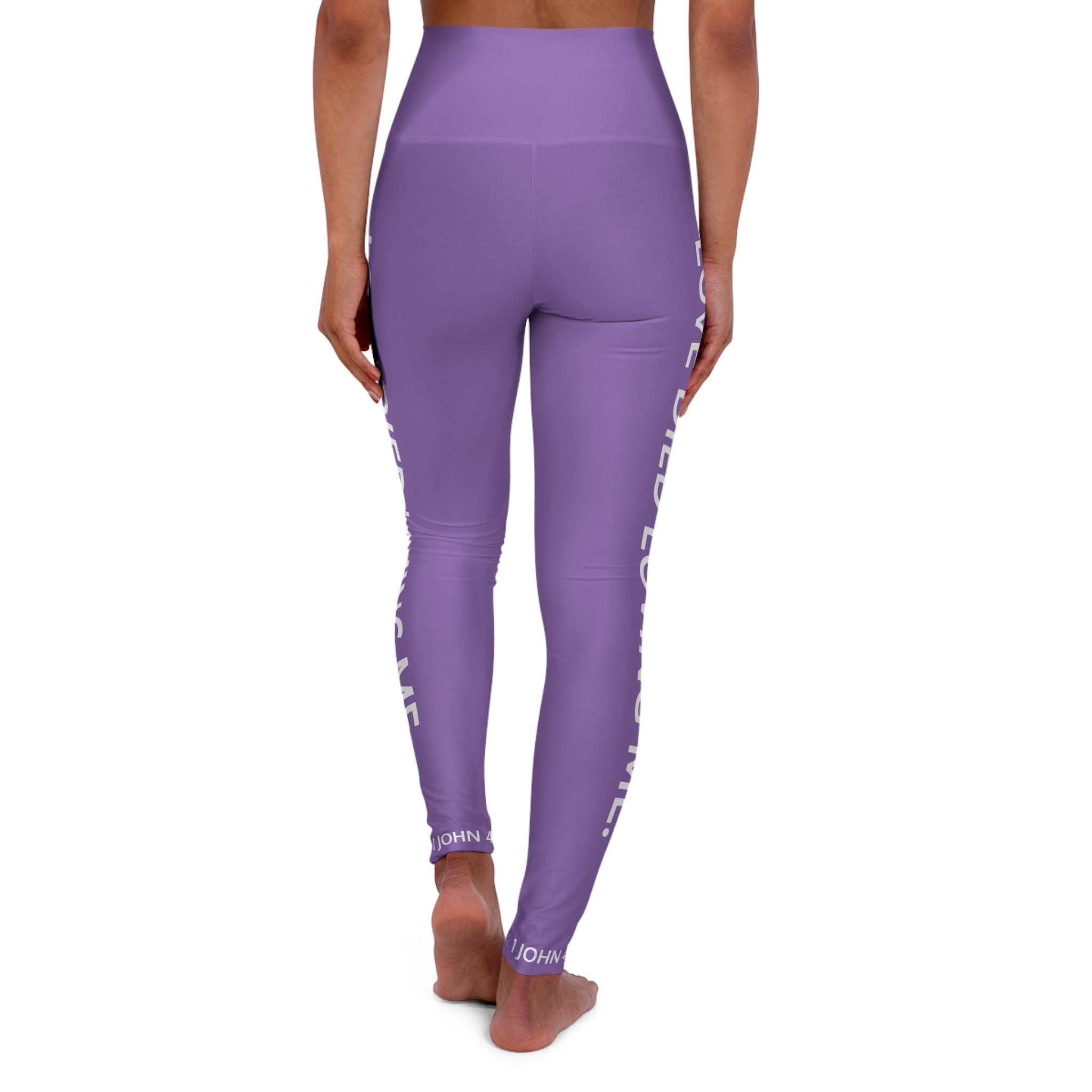 Love Died Loving Me - Women's Leggings (Lavender)