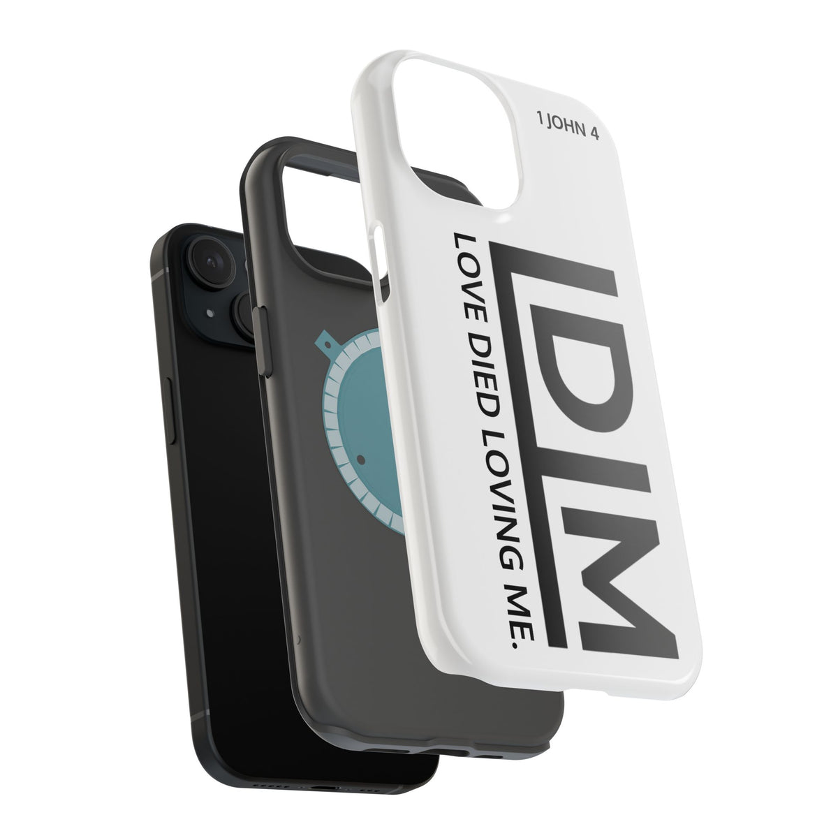 Love Died Loving Me - Magnetic iPhone Case (White)
