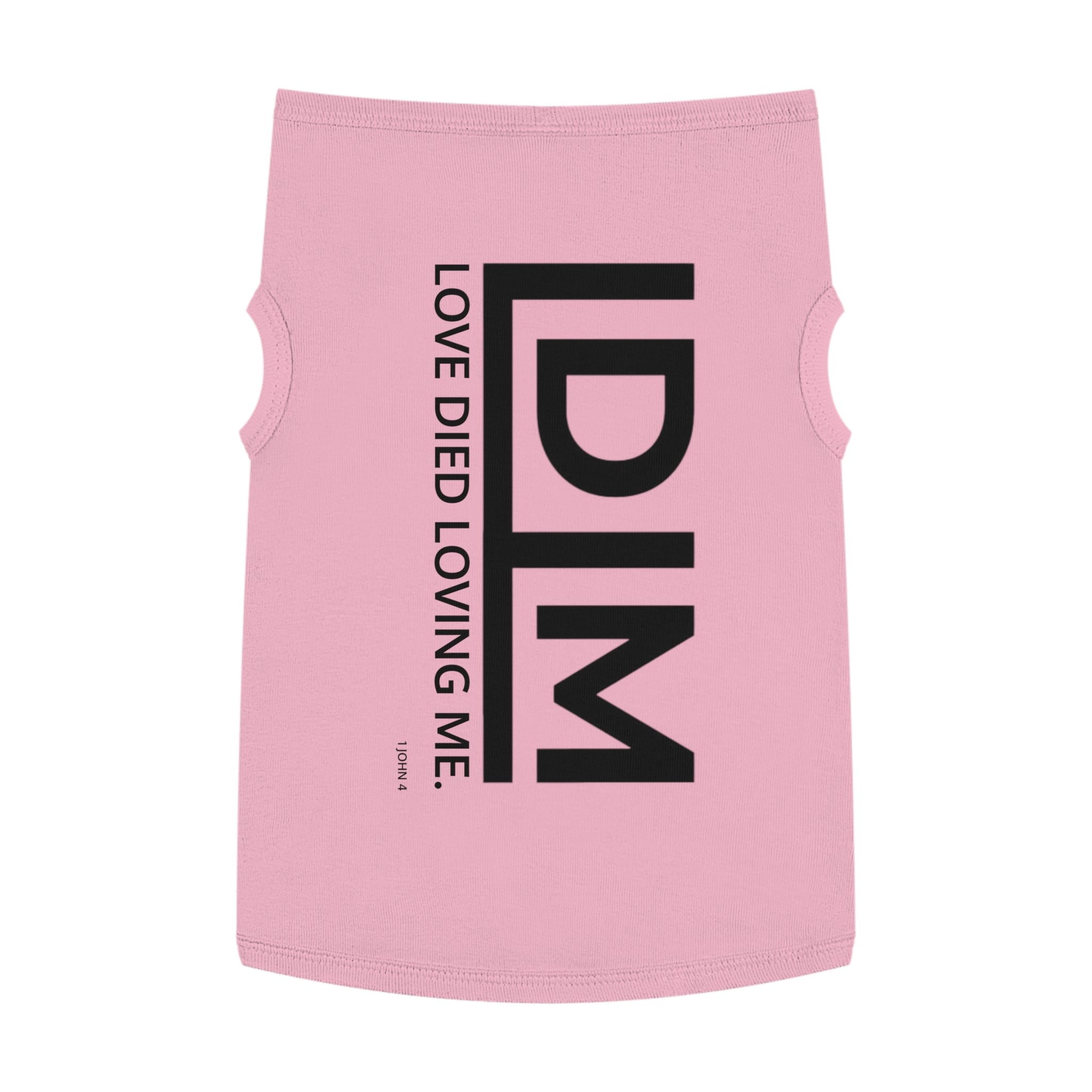 Love Died Loving Me - Pet Tank Top (Black Logo)