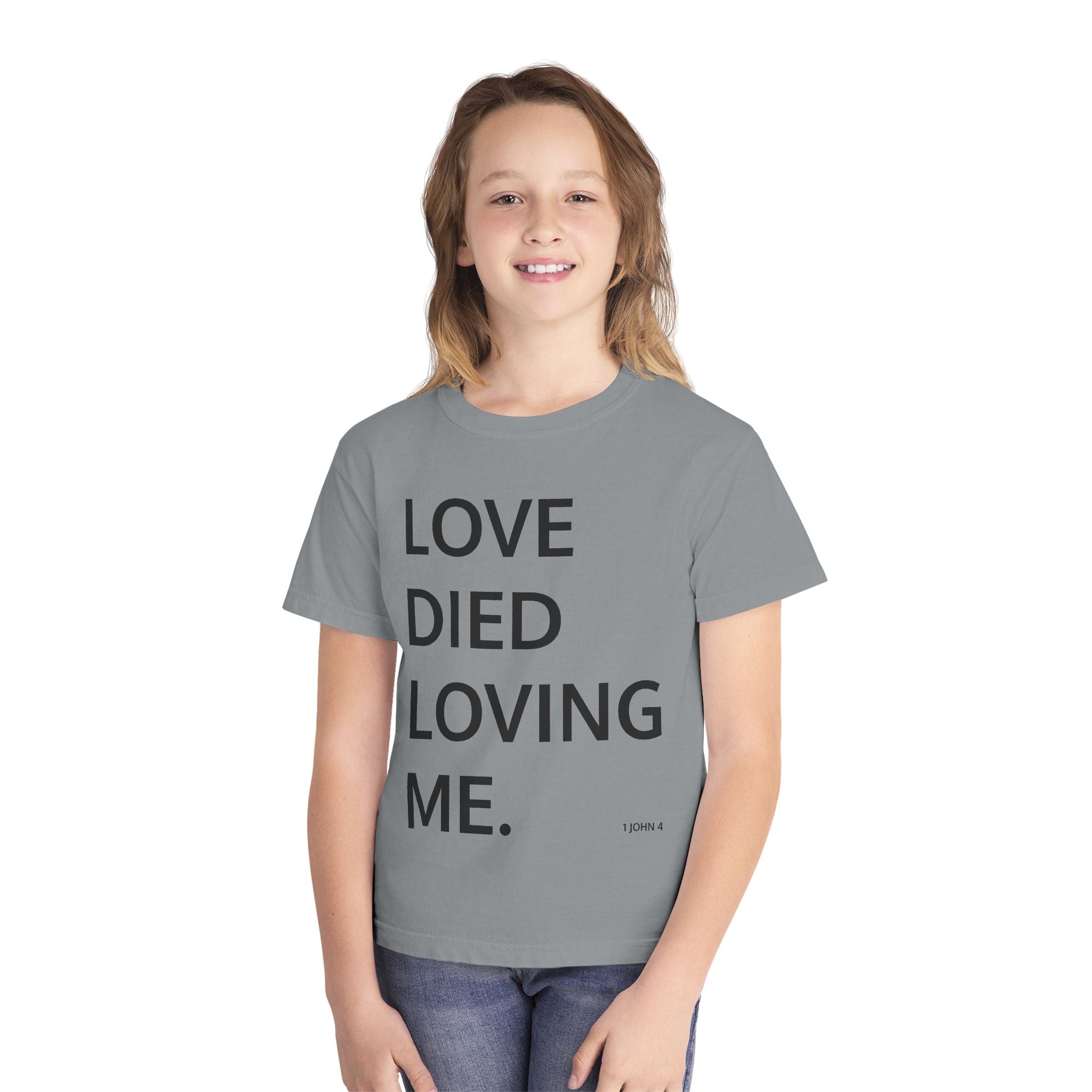 Love Died Loving Me - Youth Tee (Black Back Logo)