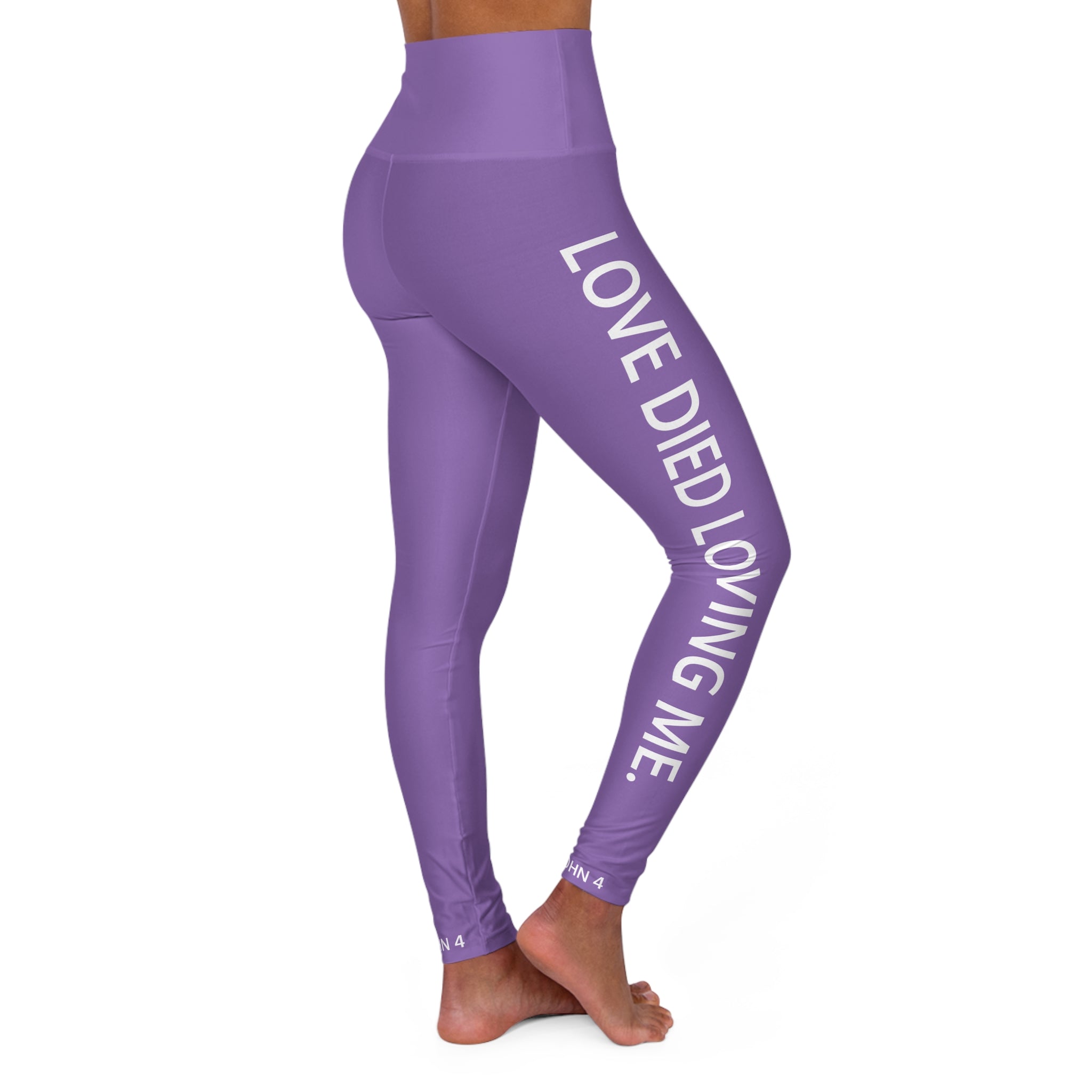 Love Died Loving Me - Women's Leggings (Lavender)