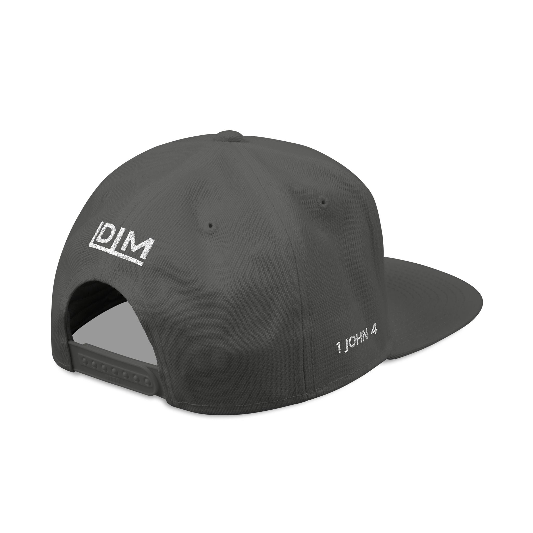 Love Died Loving Me - Embroidered Snapback Cap (White Logo)