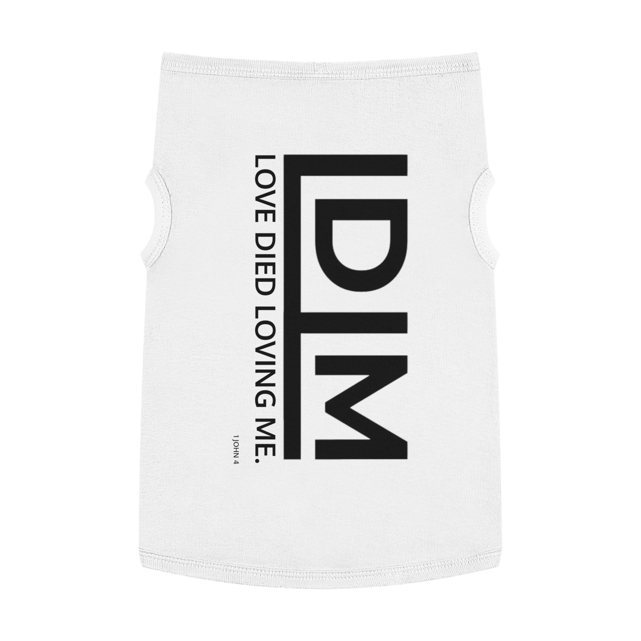 Love Died Loving Me - Pet Tank Top (Black Logo)