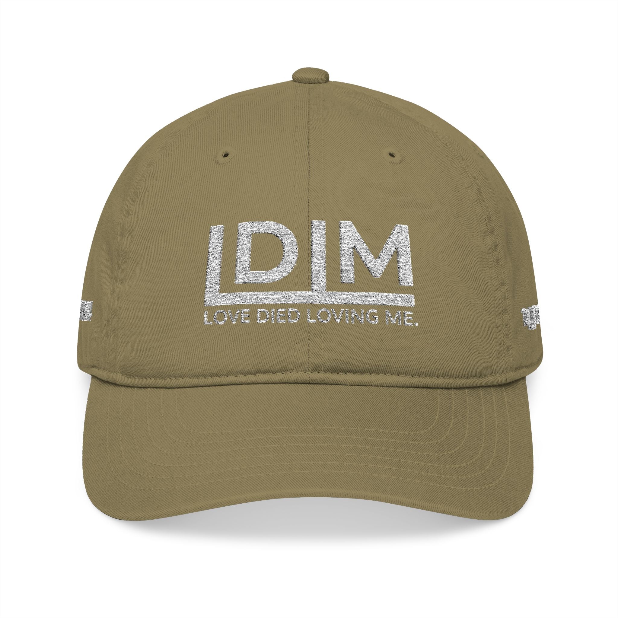 Love Died Loving Me - Baseball Cap (White Logo w/ Bible Verse)
