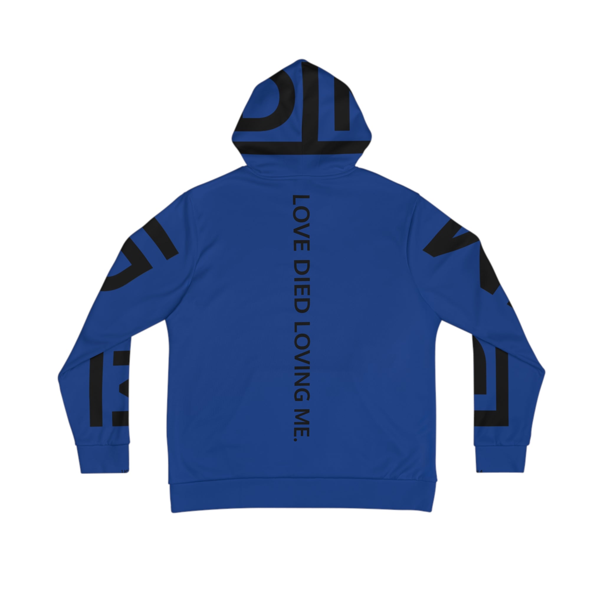 Love Died Loving Me - Unisex Logo Hoodie (Royal Blue/Black)