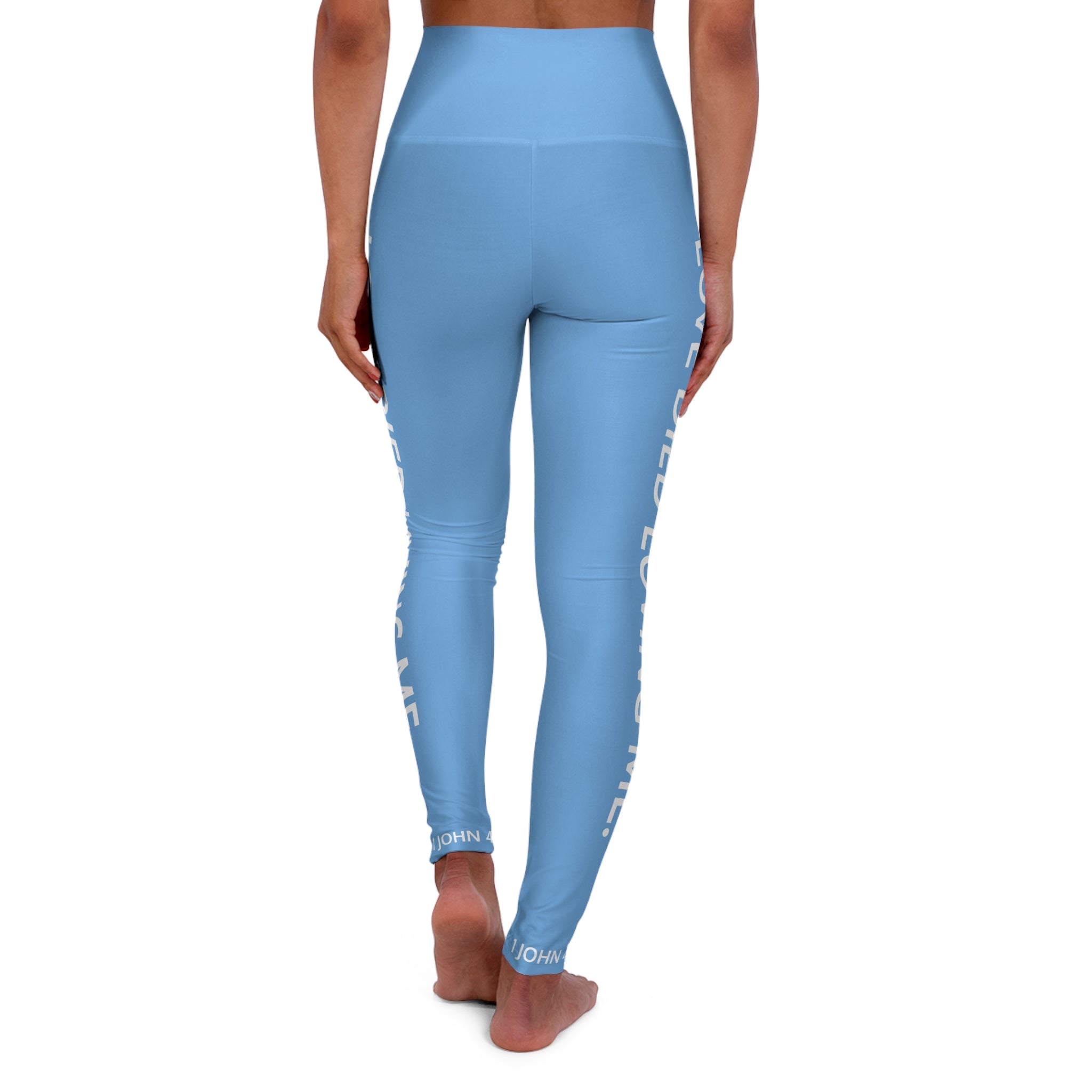 Love Died Loving Me - Women's Leggings (Baby Blue)