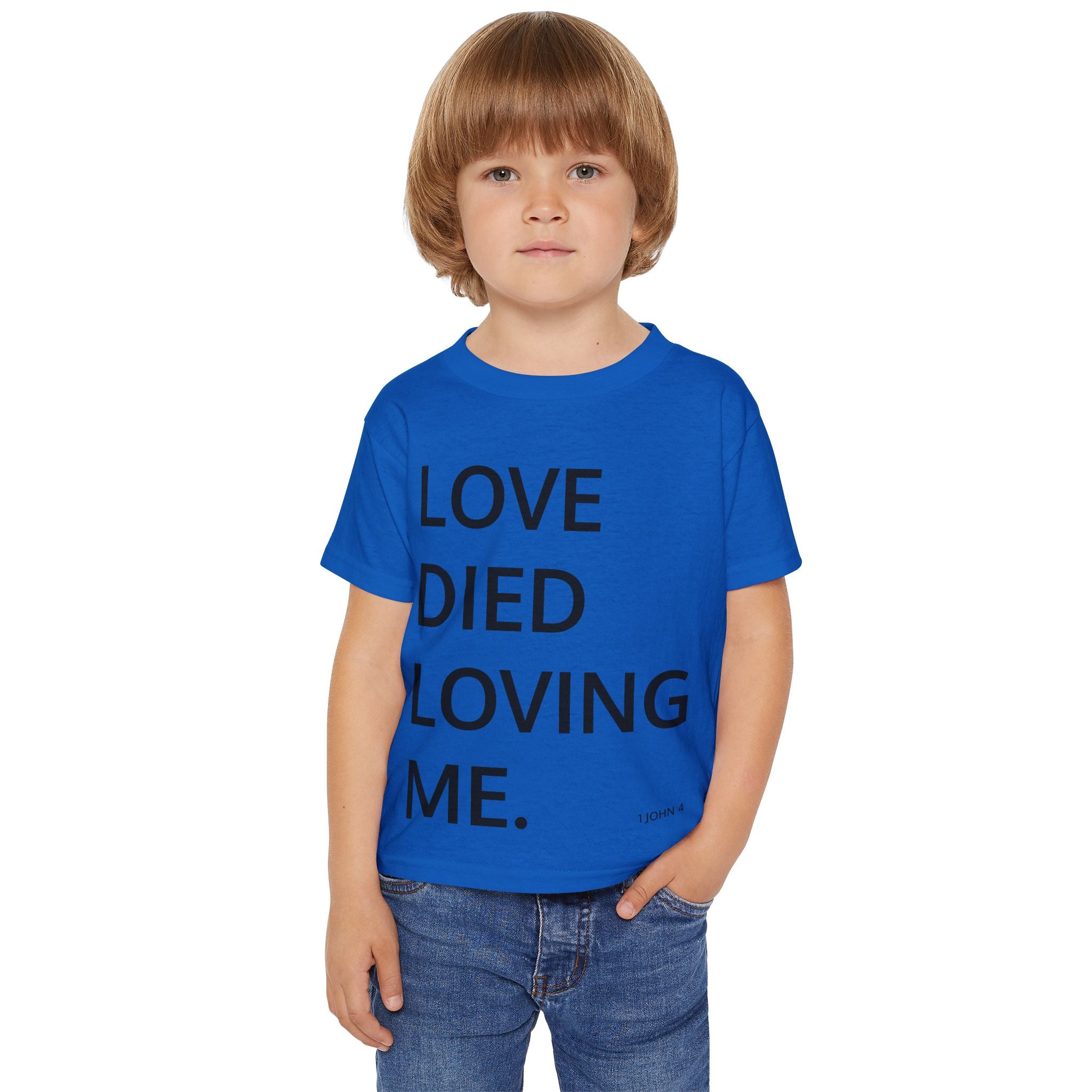 Love Died Loving Me - Toddler T-Shirt (Black Back Logo)