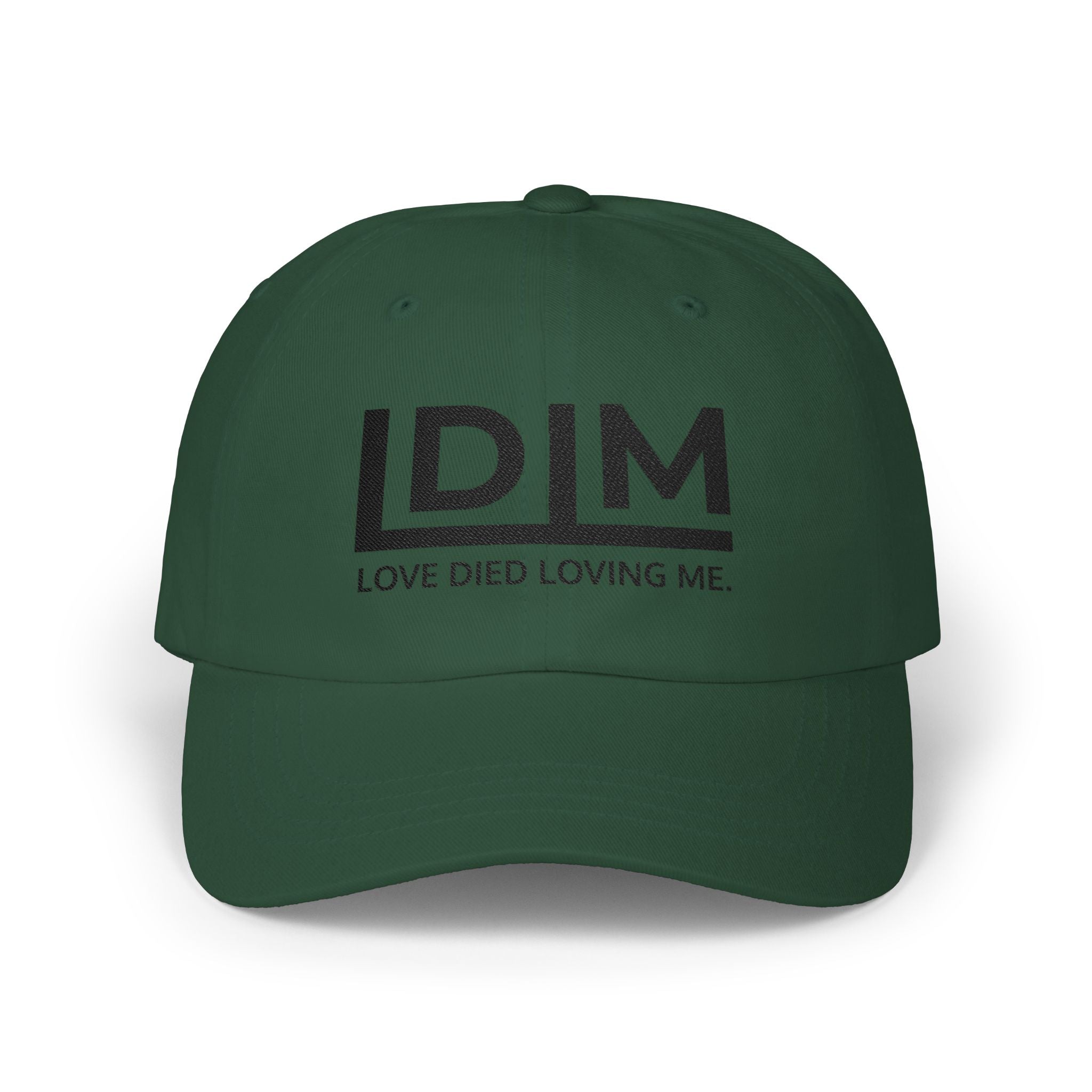 Love Died Loving Me - Baseball Cap (Black Logo)