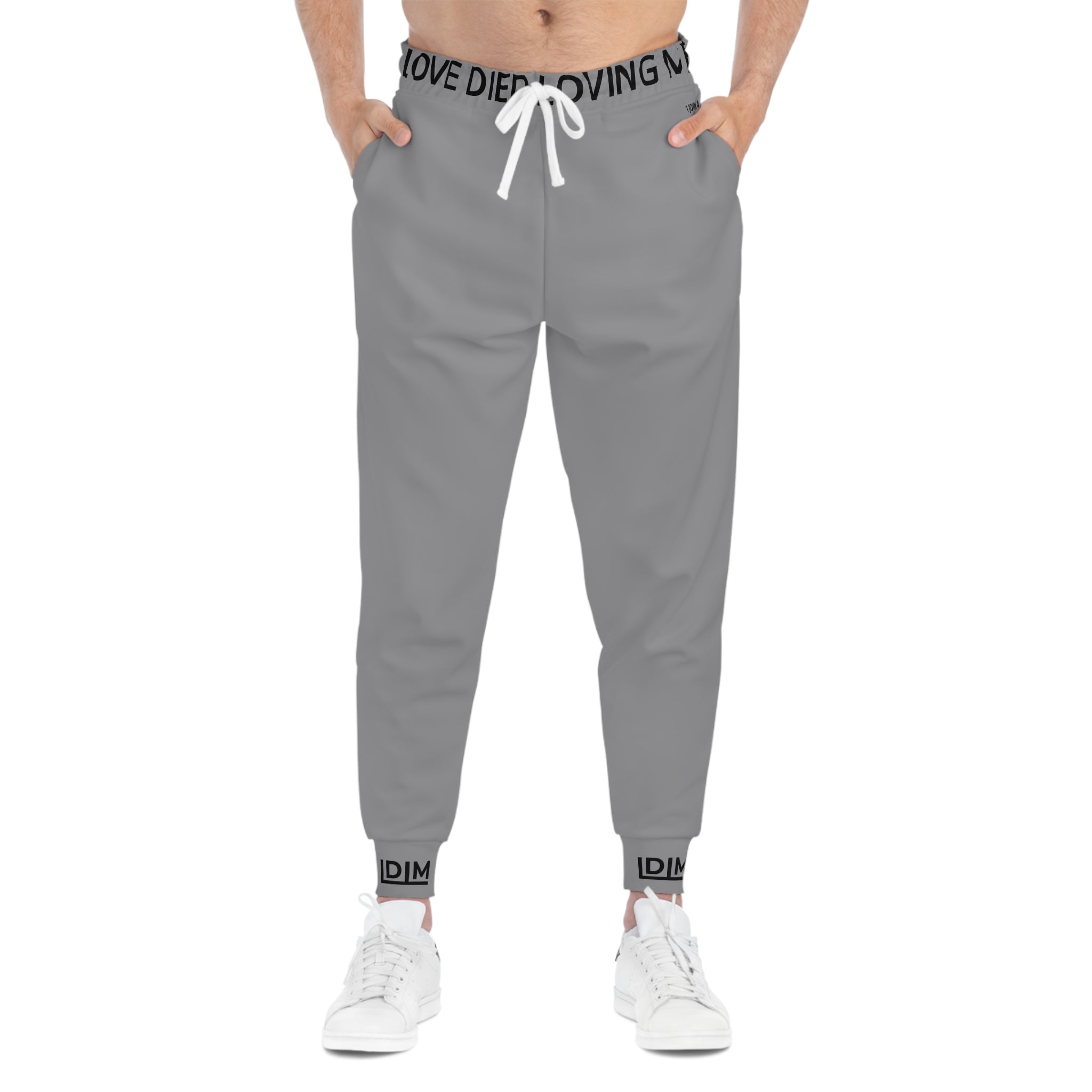 Love Died Loving Me - Unisex Joggers (Grey/Black)