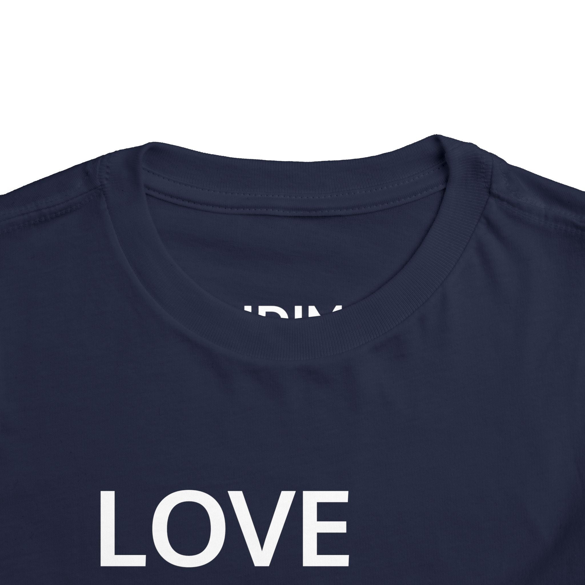 Love Died Loving Me - Toddler T-Shirt (White Back Logo)