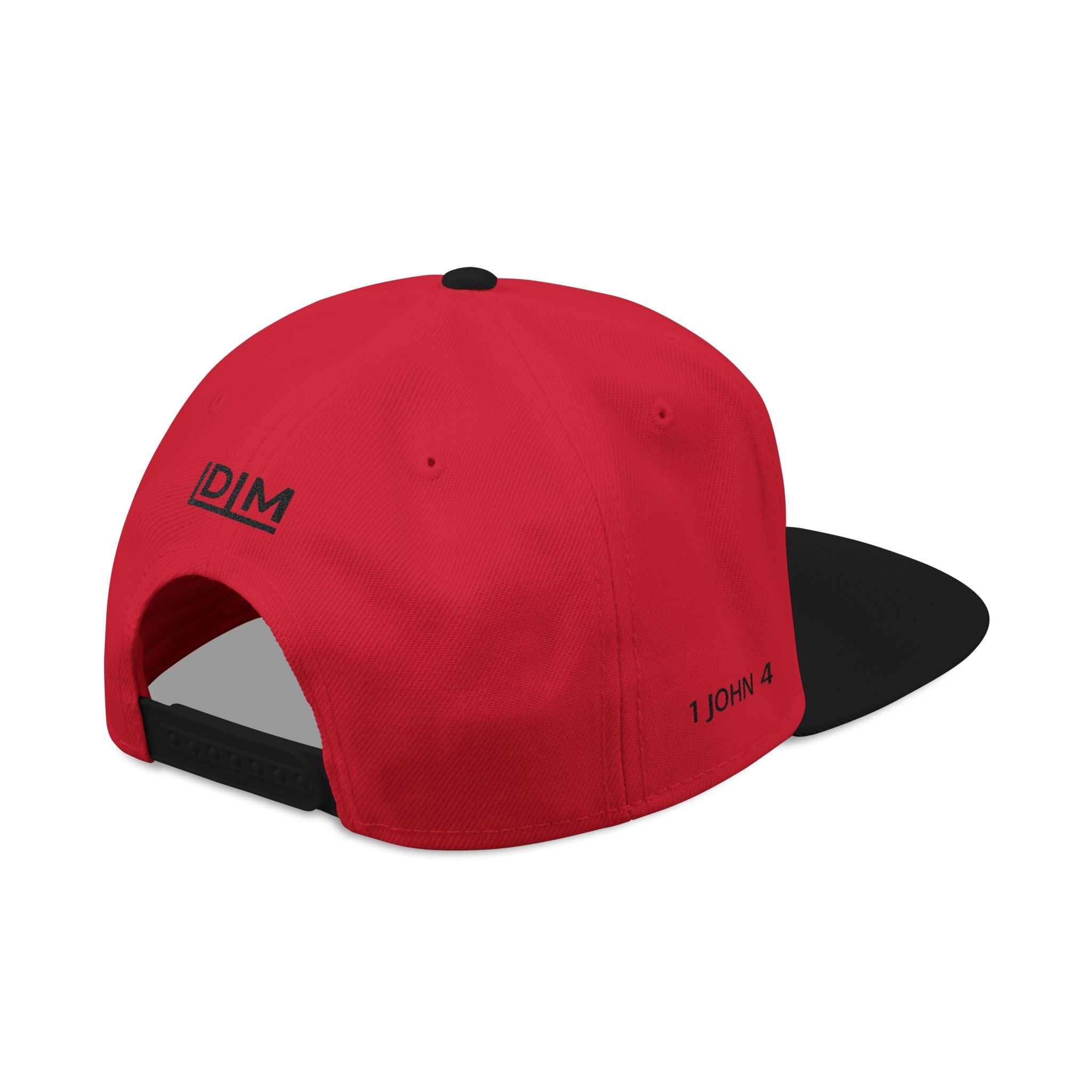 Love Died Loving Me - Embroidered Snapback Cap (Black Logo)