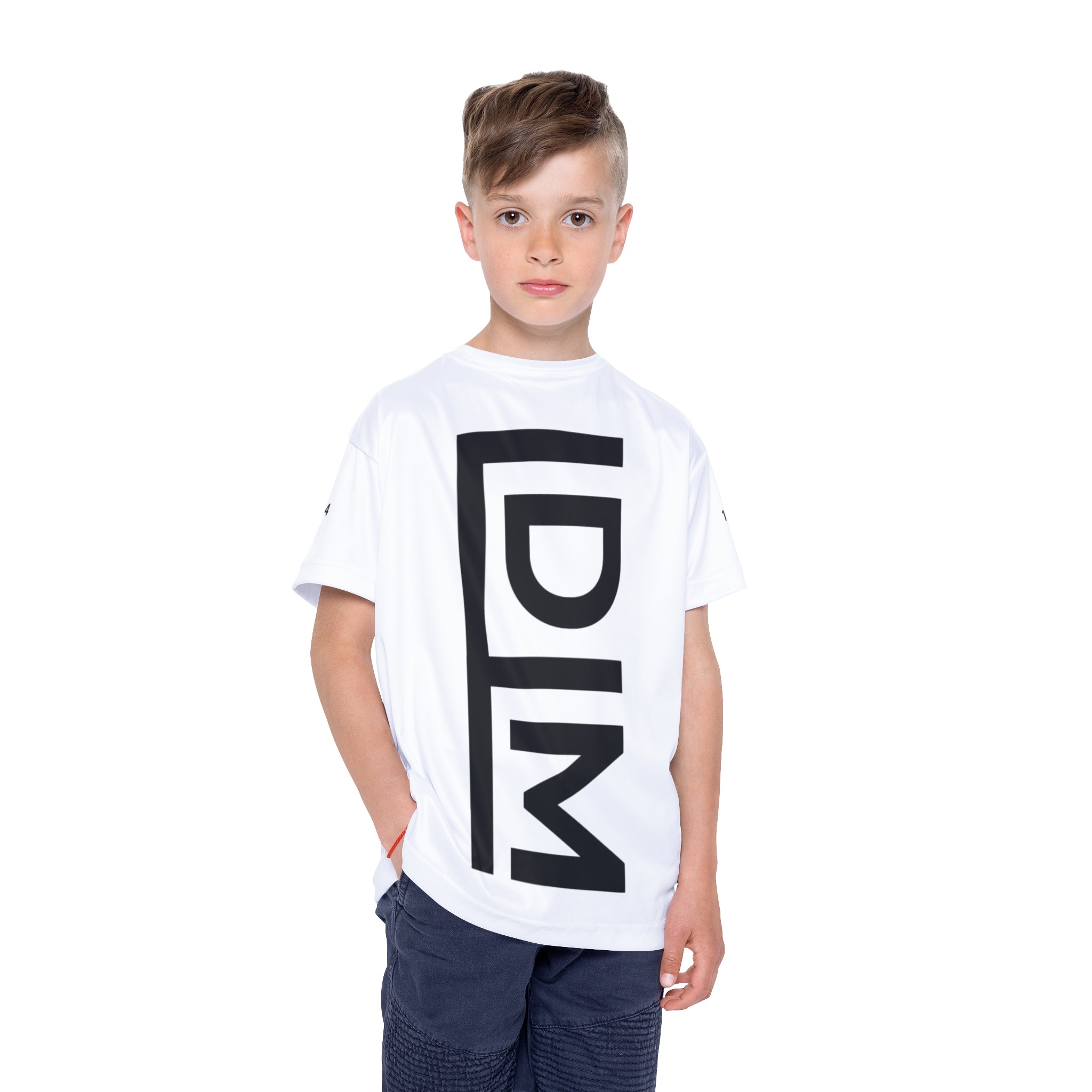 Love Died Loving Me - Kids Sports Jersey (White/Black)