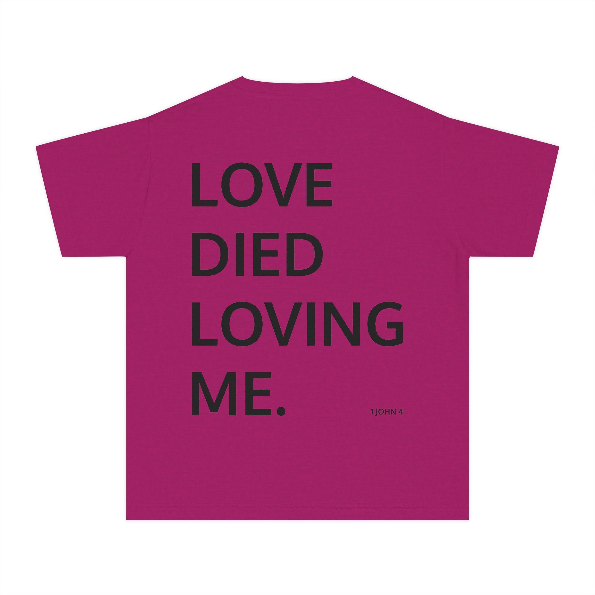 Love Died Loving Me - Youth Tee (Black Front Logo)