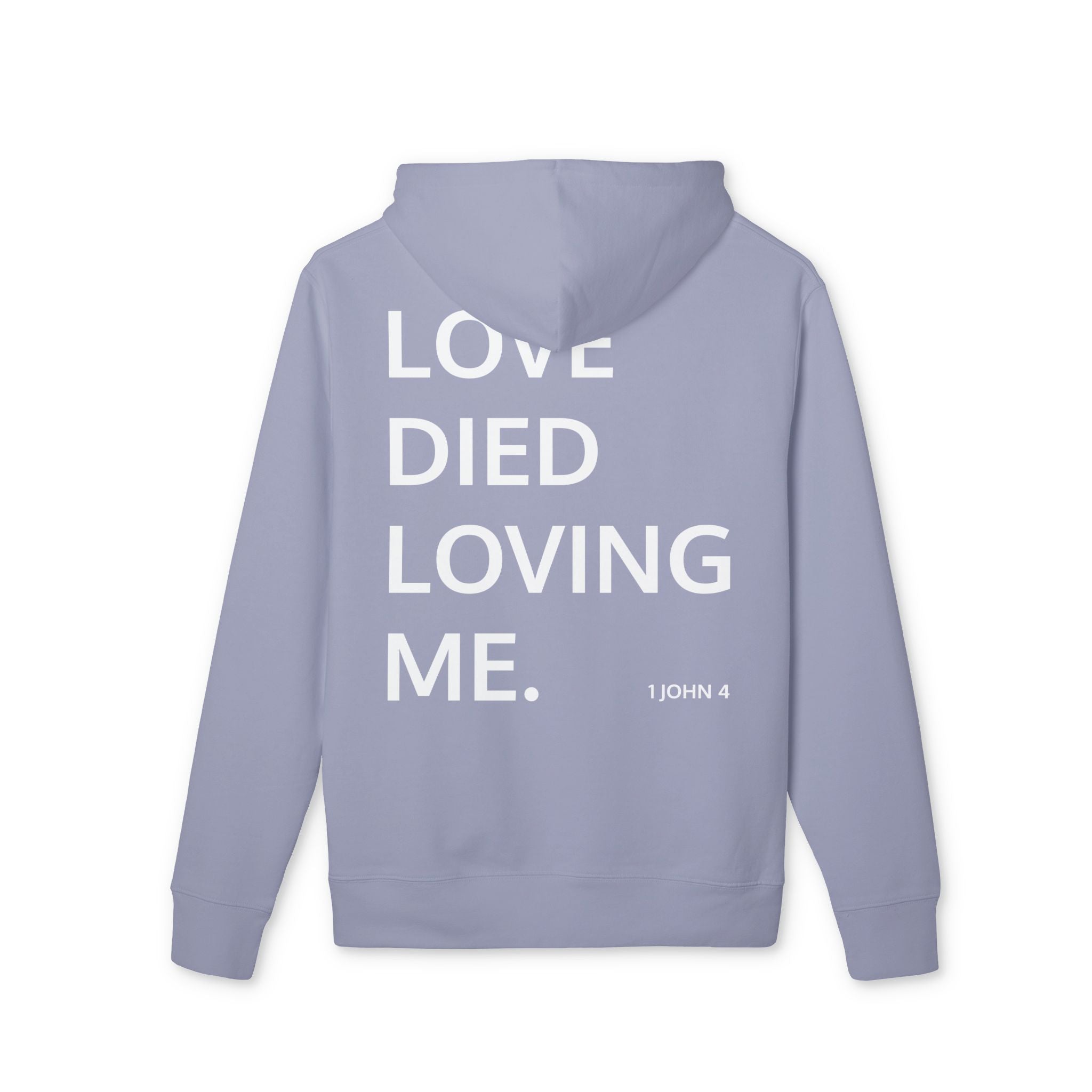 Love Died Loving Me - Unisex Hoodie (White Horiz Logo)