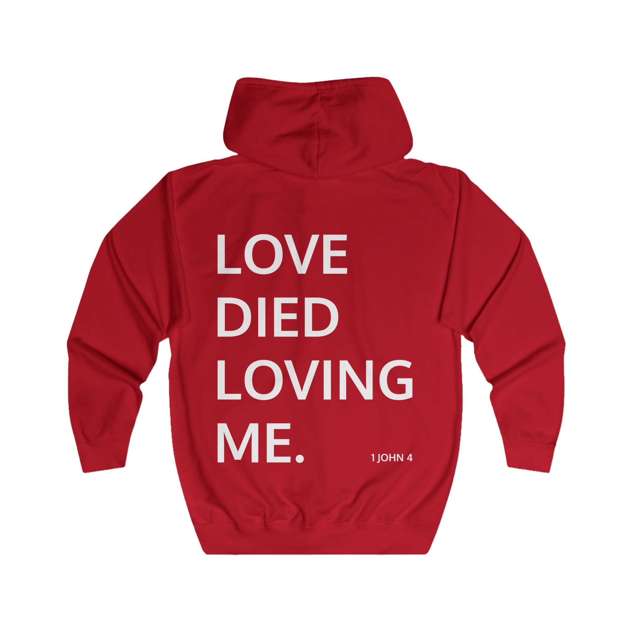 Love Died Loving Me - Unisex Zip Jacket (White Logo)