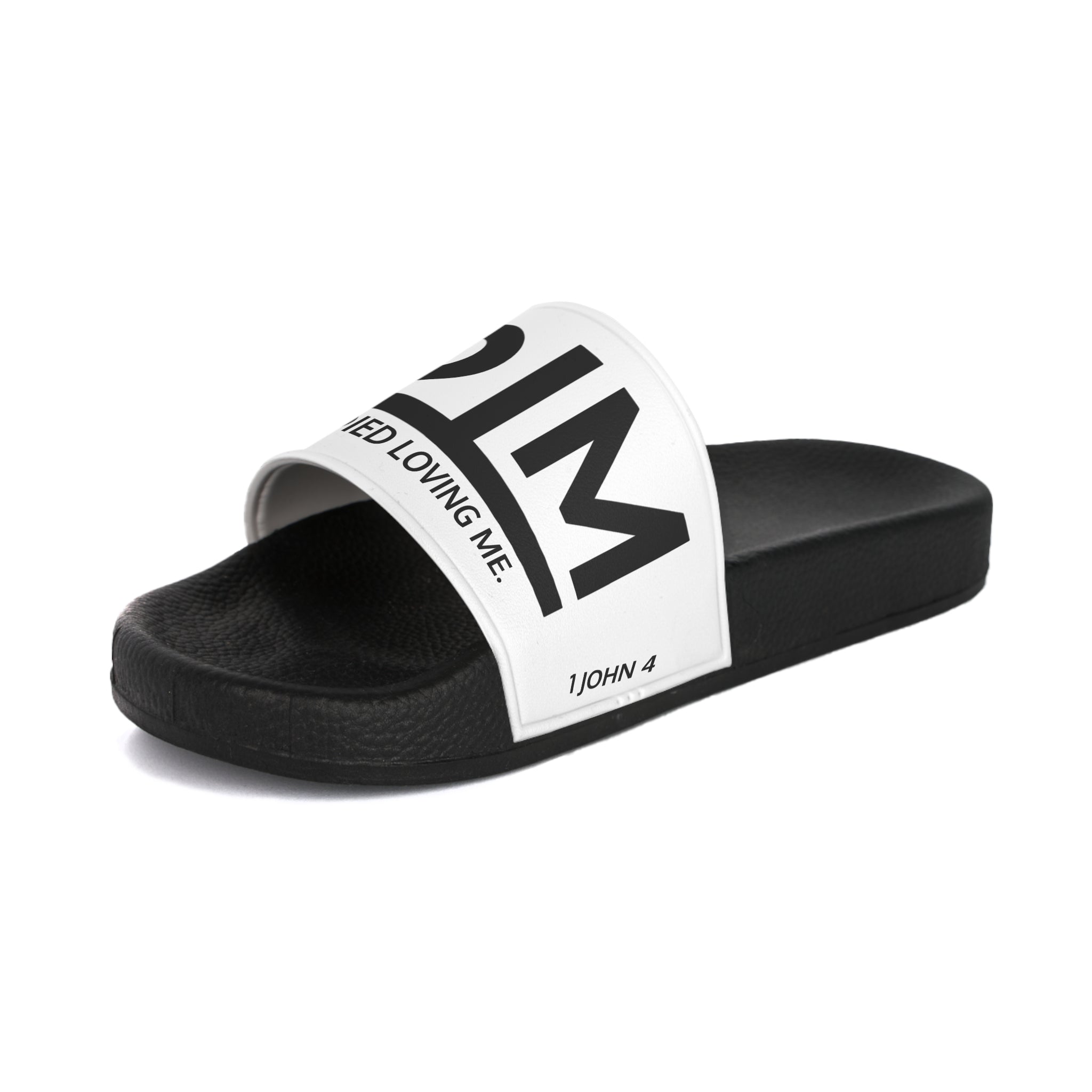 Love Died Loving Me - Women's Slides (White)