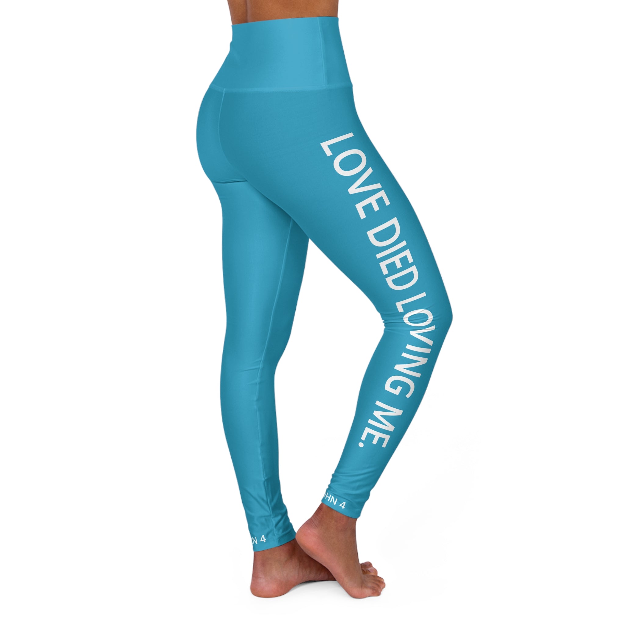 Love Died Loving Me - Women's Leggings (Turquoise)