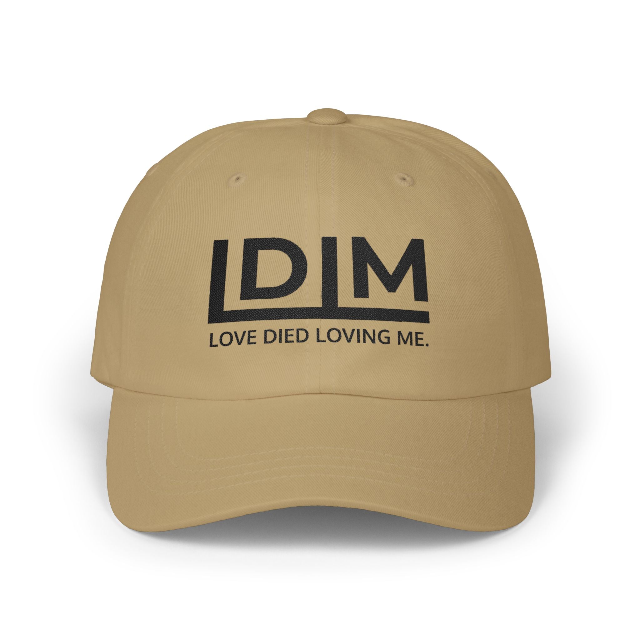 Love Died Loving Me - Baseball Cap (Black Logo)