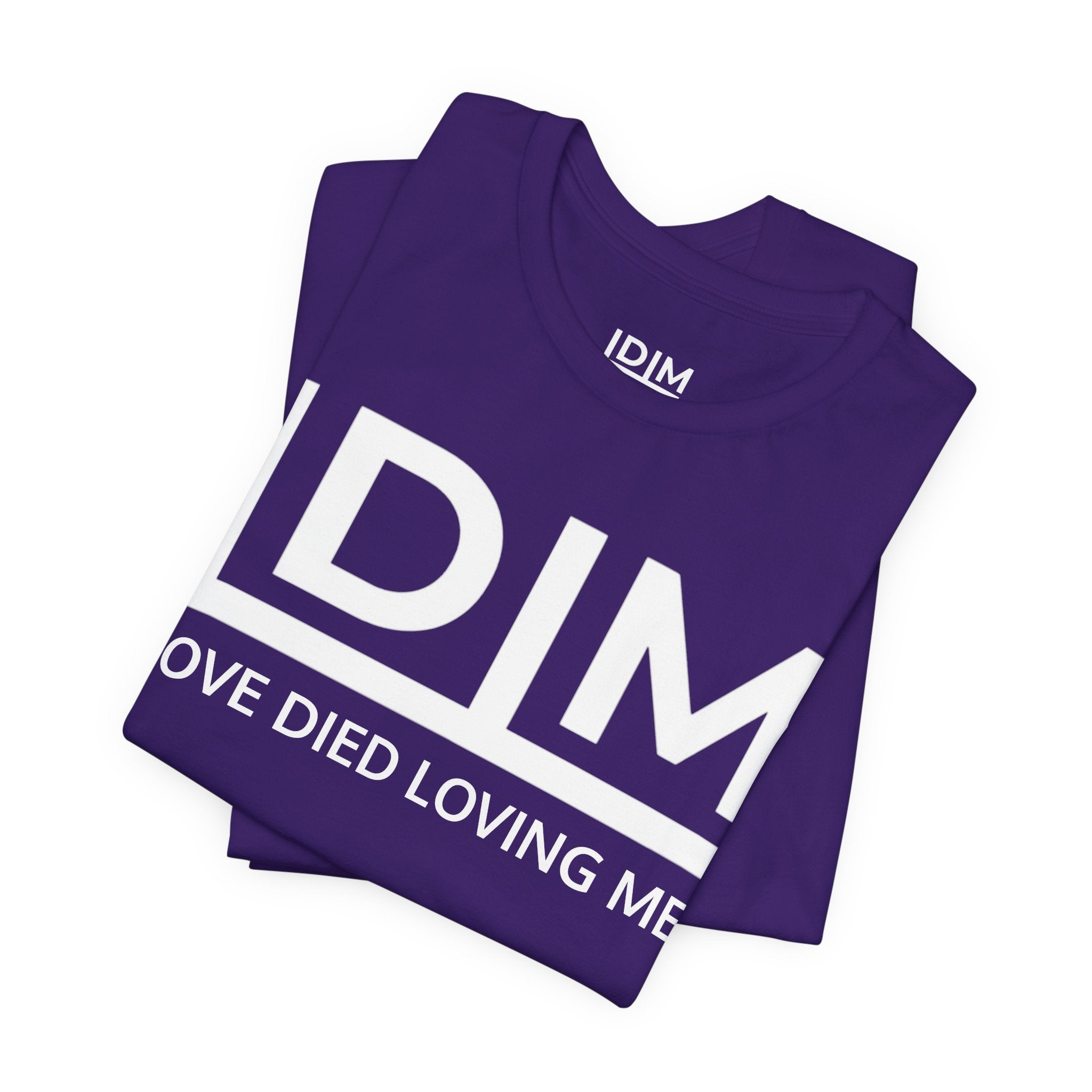 Love Died Loving Me - Unisex Tee (White Horiz Logo)