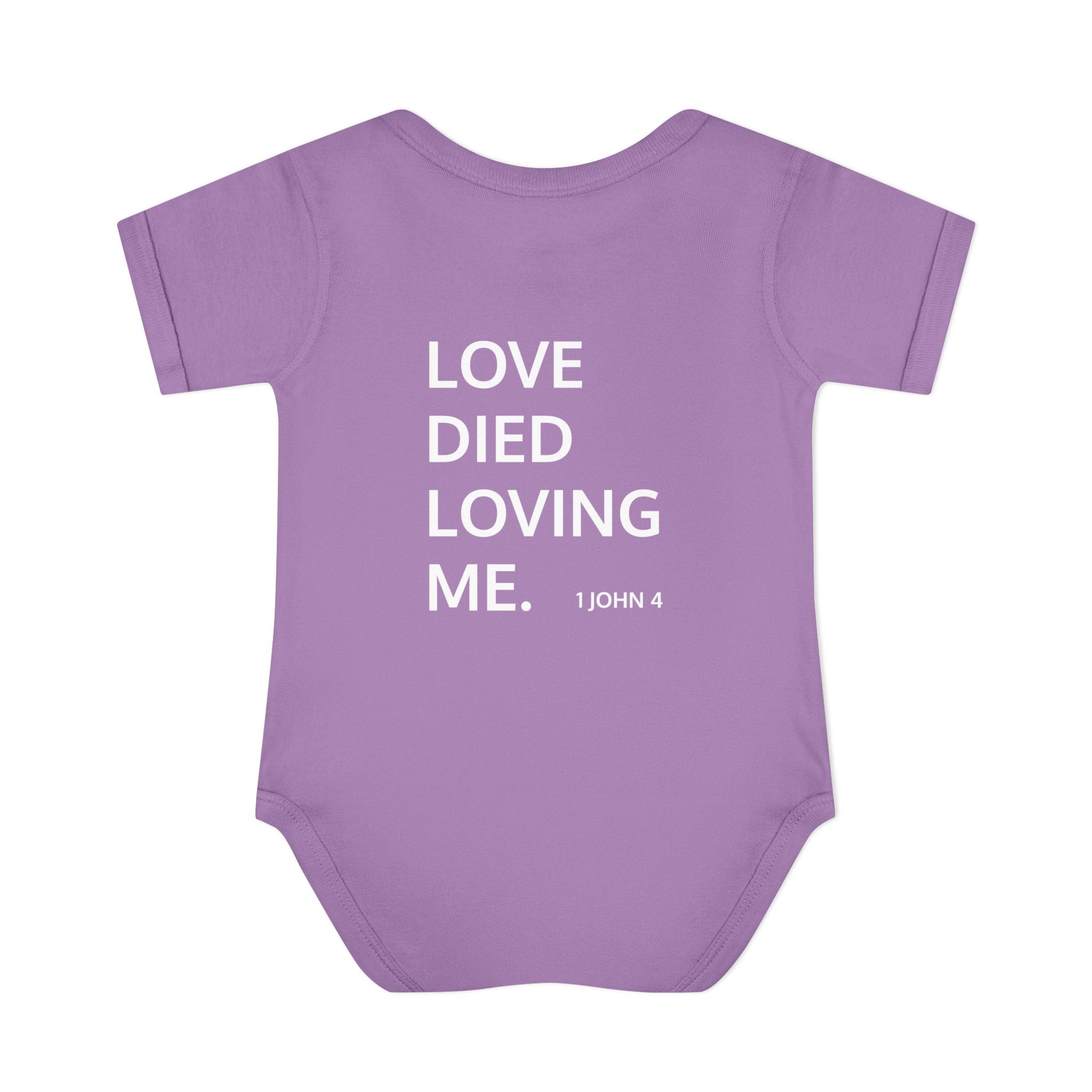 Love Died Loving Me - Infant Baby Bodysuit (White Logo)