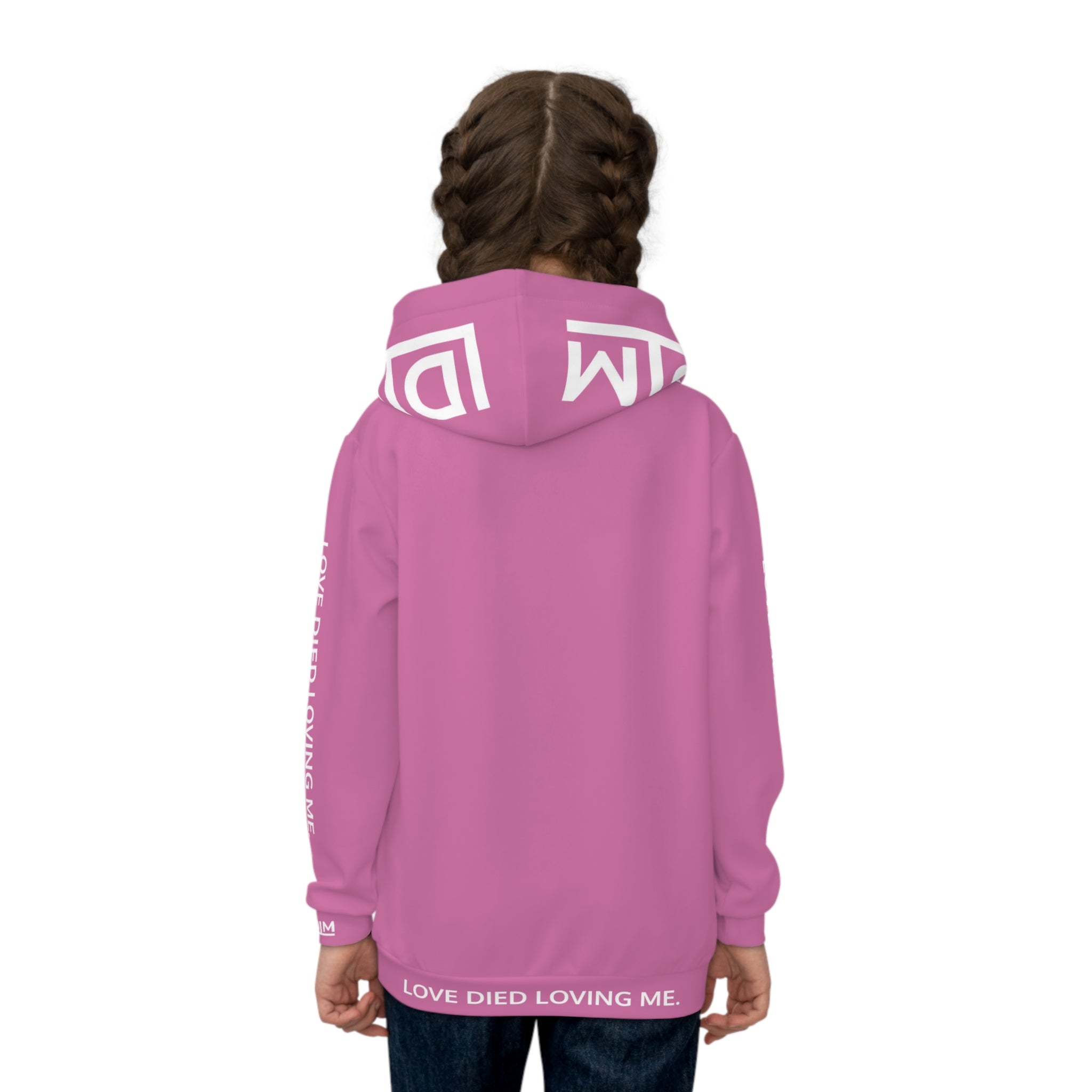Love Died Loving Me - Girls Hoodie (Pink)