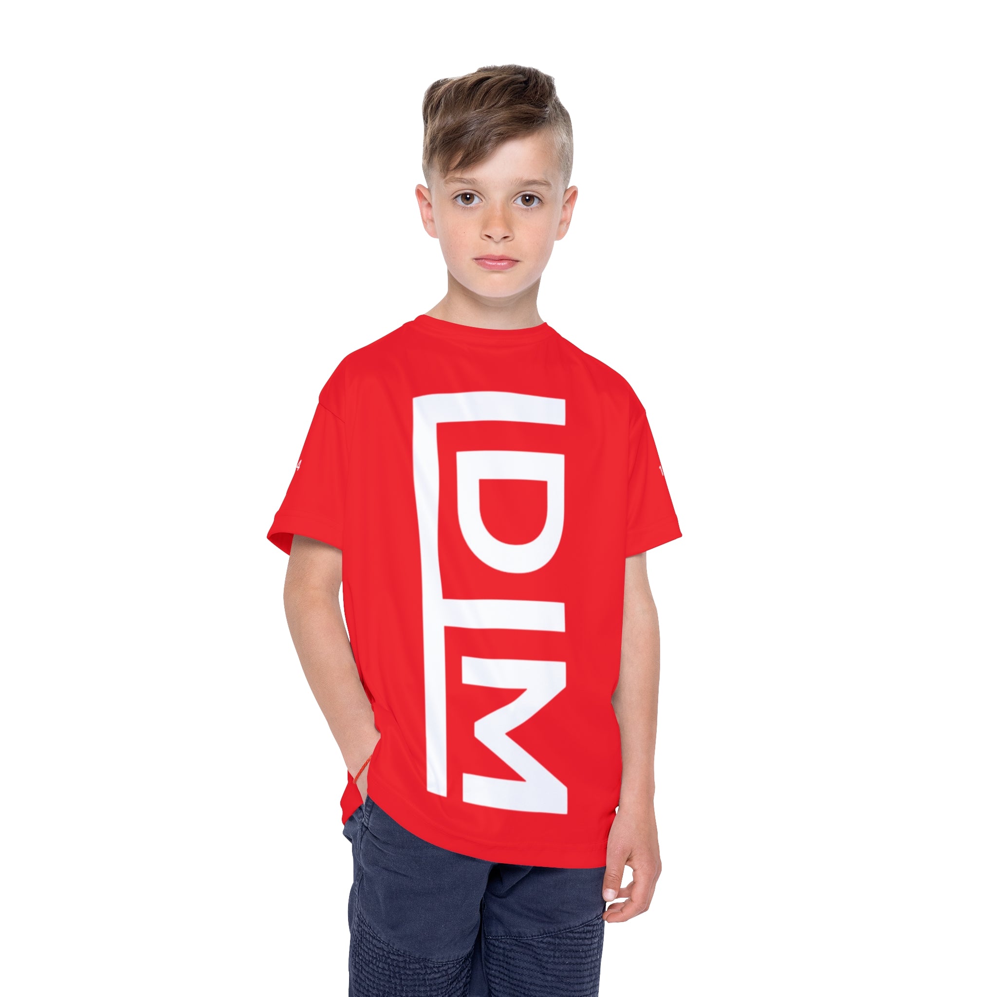 Love Died Loving Me - Kids Sports Jersey (Red/White)