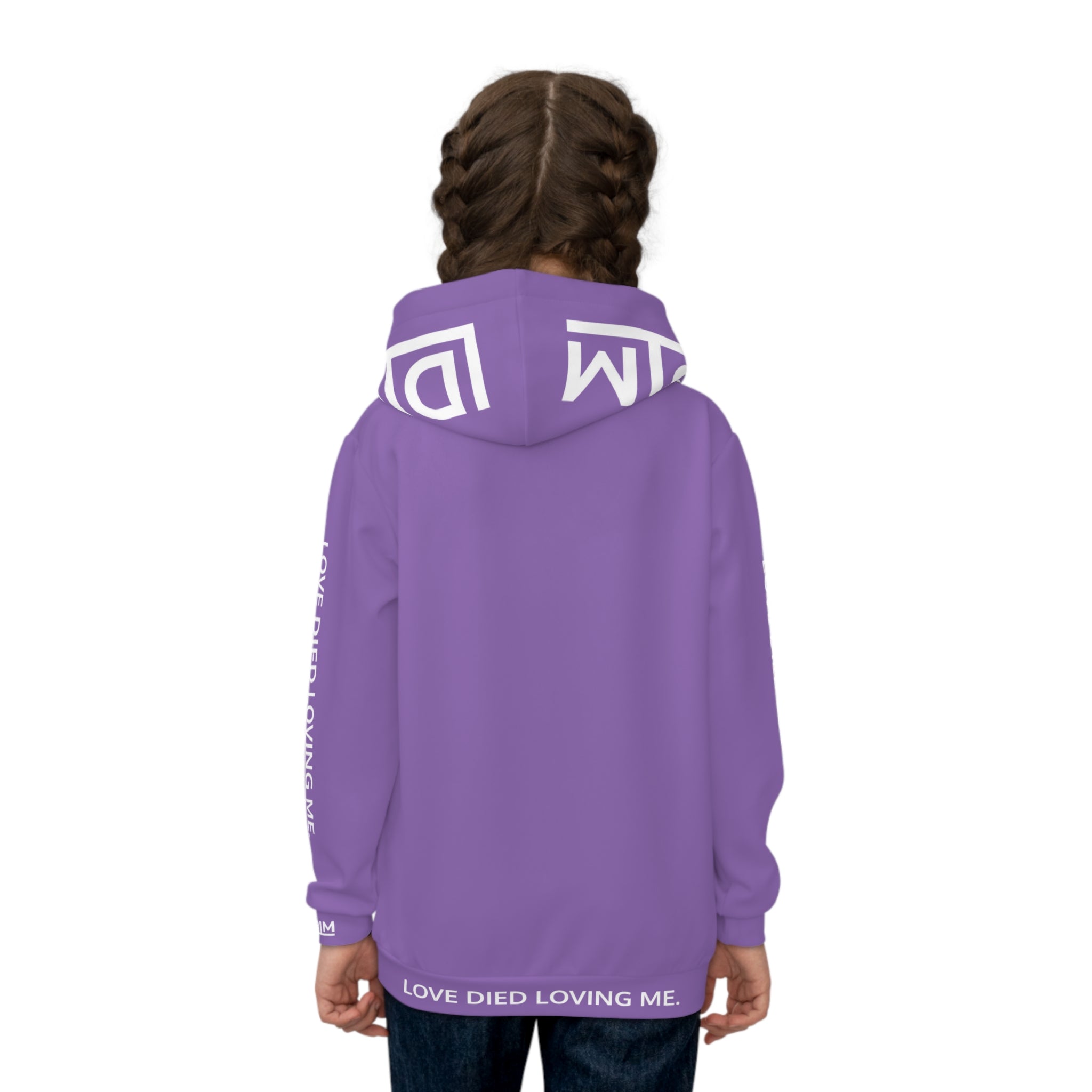 Love Died Loving Me - Girls Hoodie (Lavender)