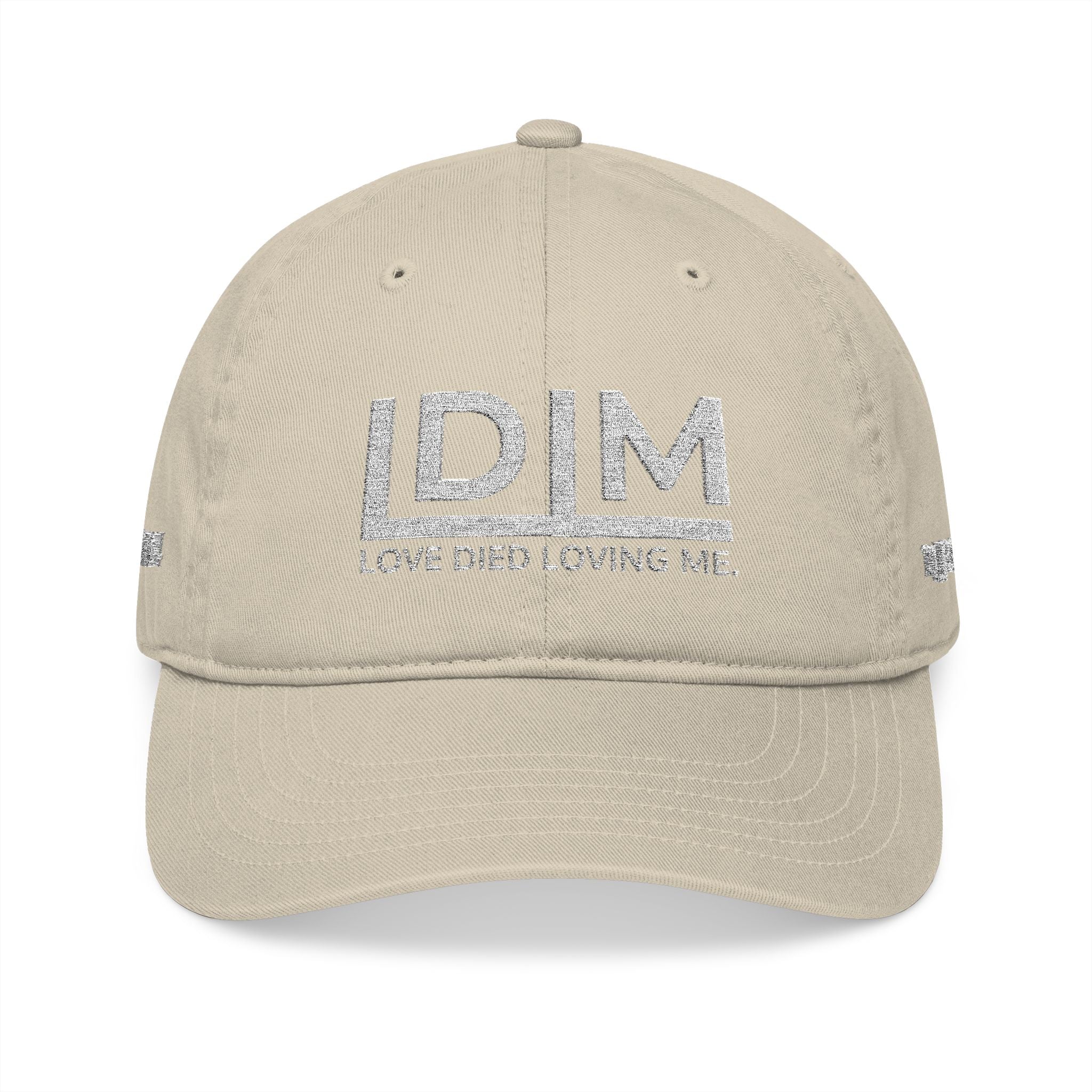 Love Died Loving Me - Baseball Cap (White Logo w/ Bible Verse)