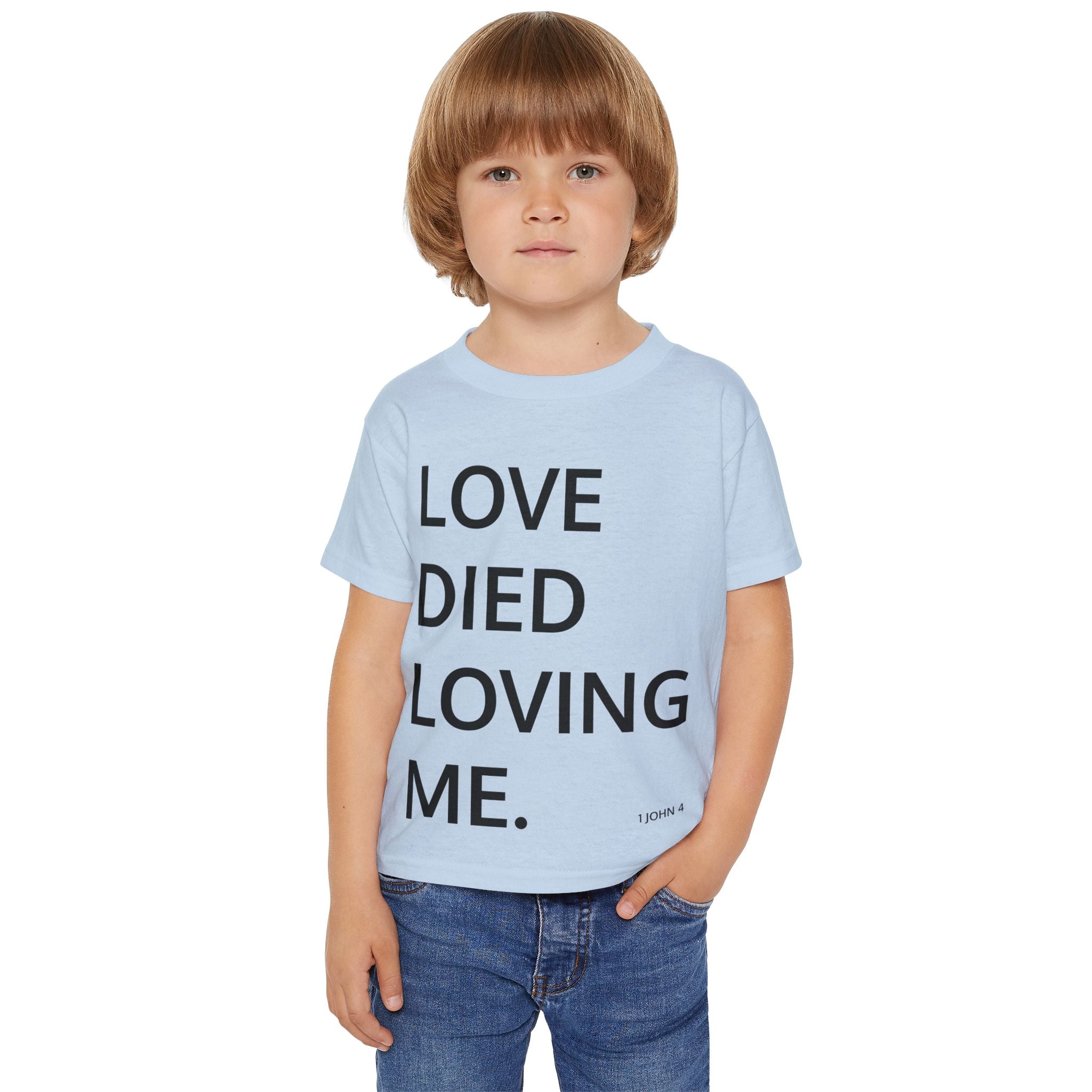 Love Died Loving Me - Toddler T-Shirt (Black Back Logo)
