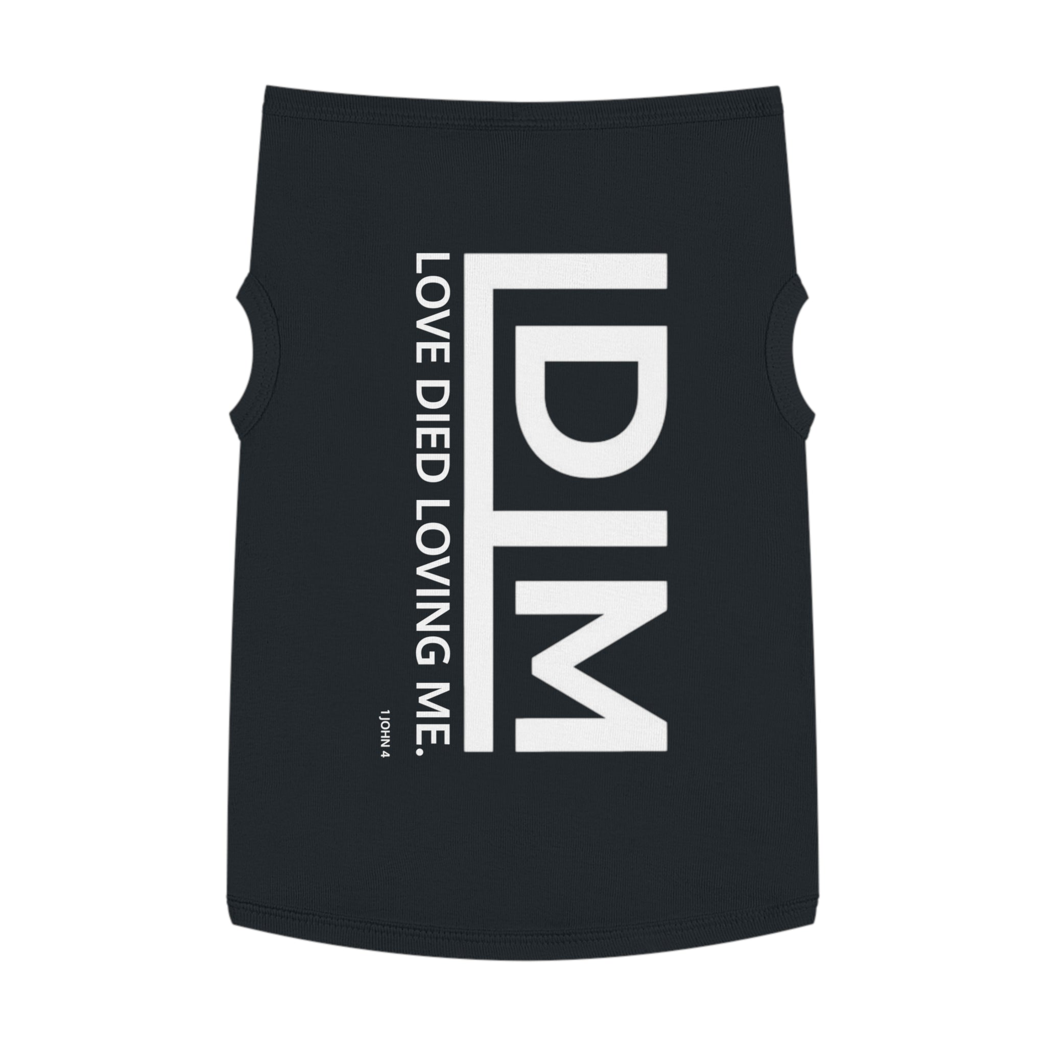 Love Died Loving Me - Pet Tank Top (White Logo)
