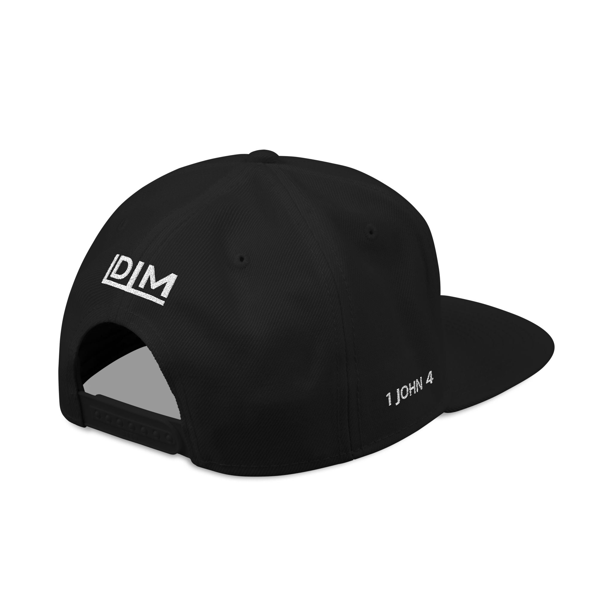 Love Died Loving Me - Embroidered Snapback Cap (White Logo)
