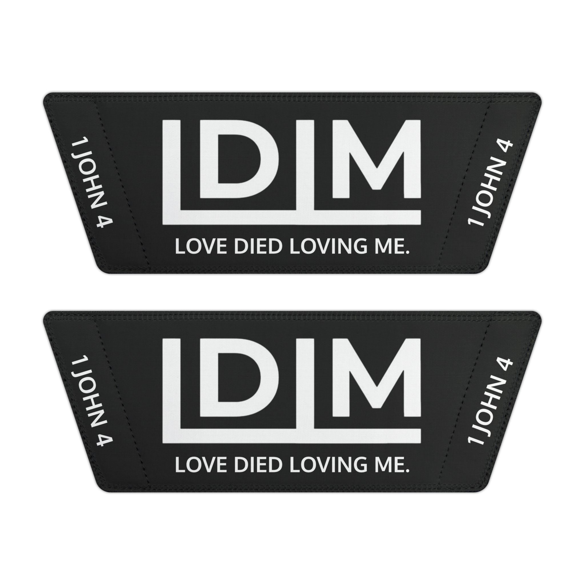 Love Died Loving Me - Women's Removable-Strap Slides (Black)