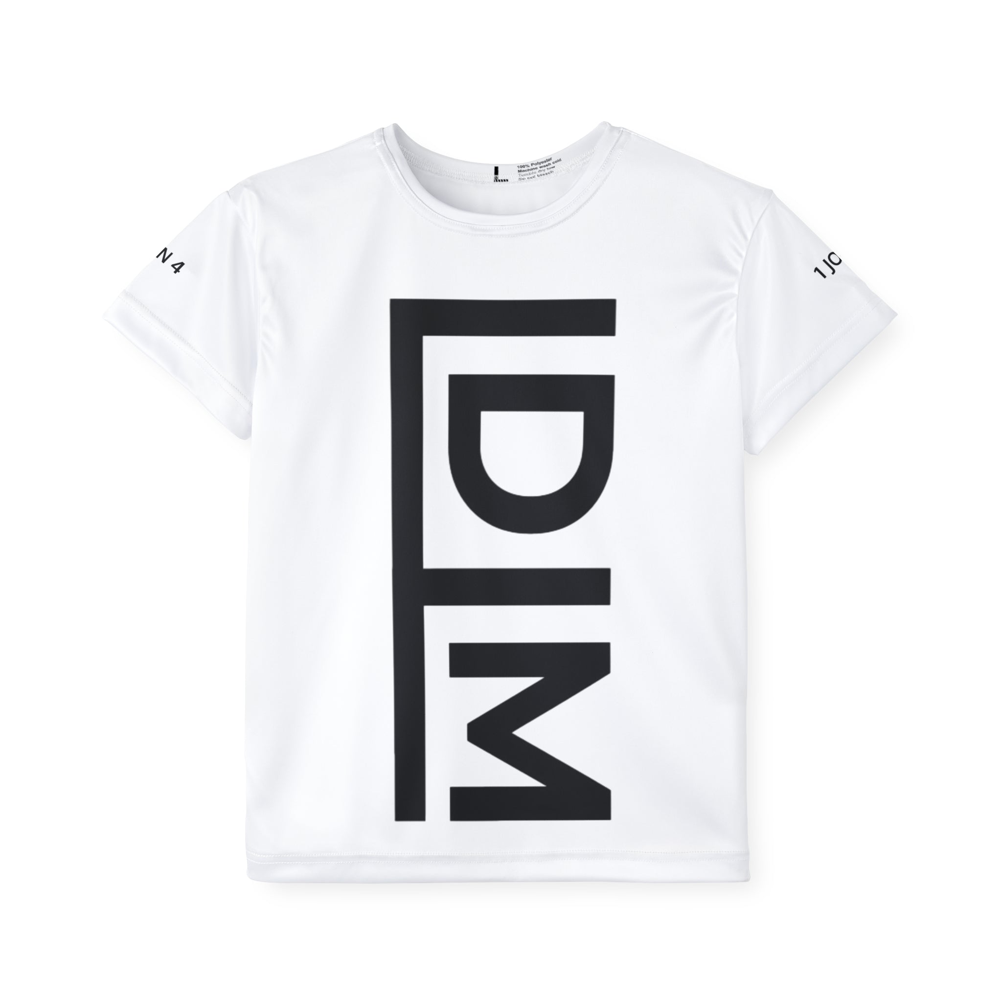 Love Died Loving Me - Kids Sports Jersey (White/Black)