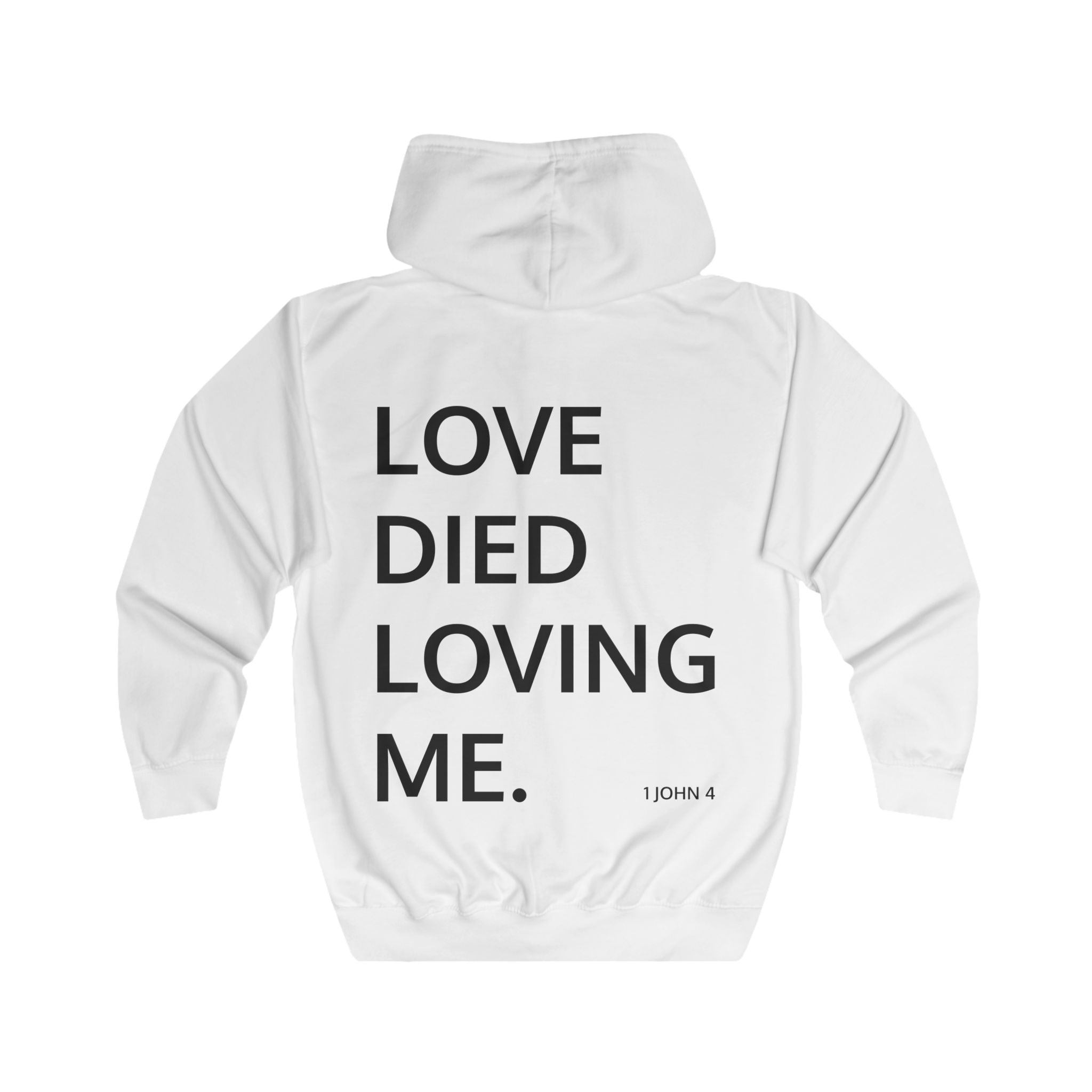 Love Died Loving Me - Unisex Zip Jacket (Black Logo)