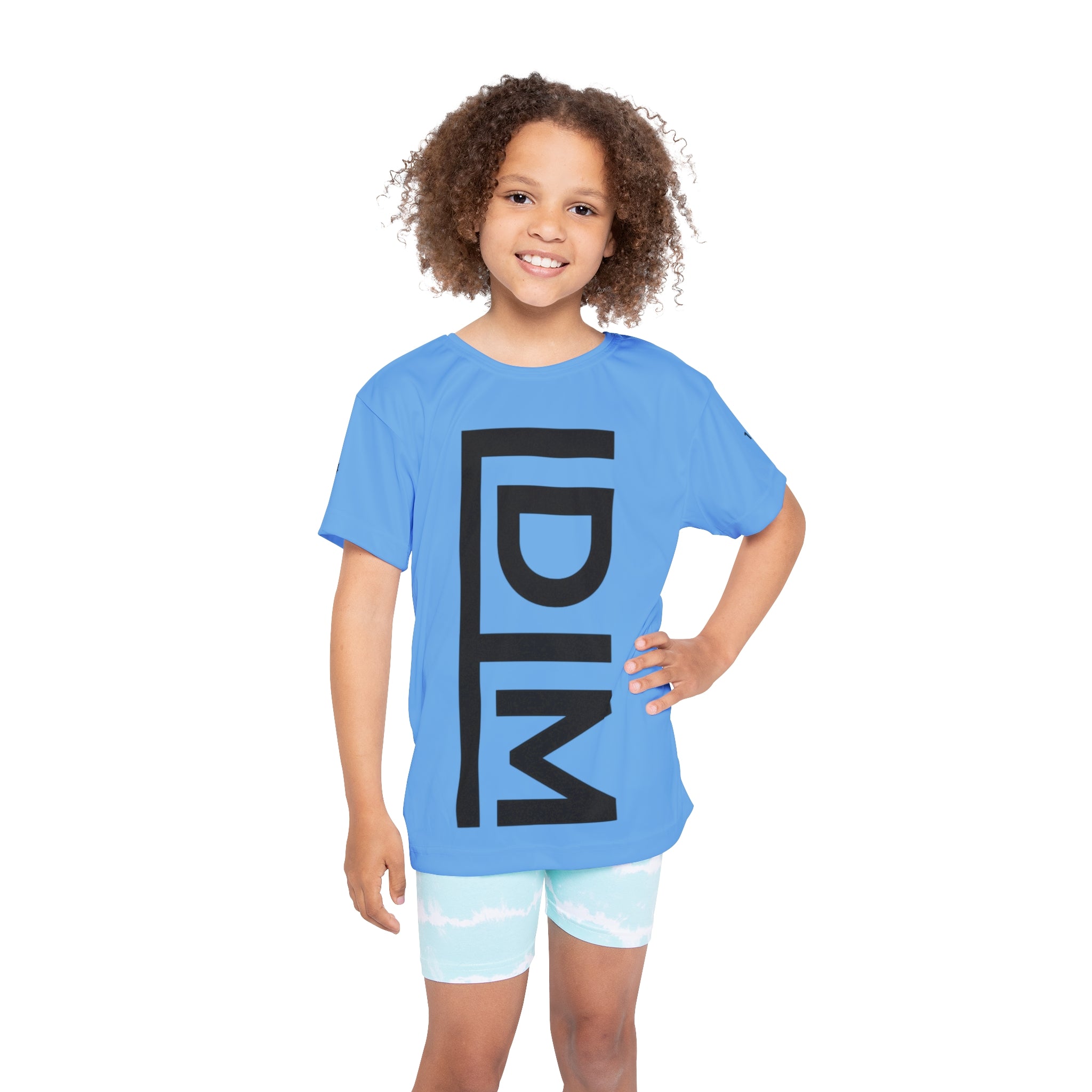 Love Died Loving Me - Kids Sports Jersey (Baby Blue/Black)