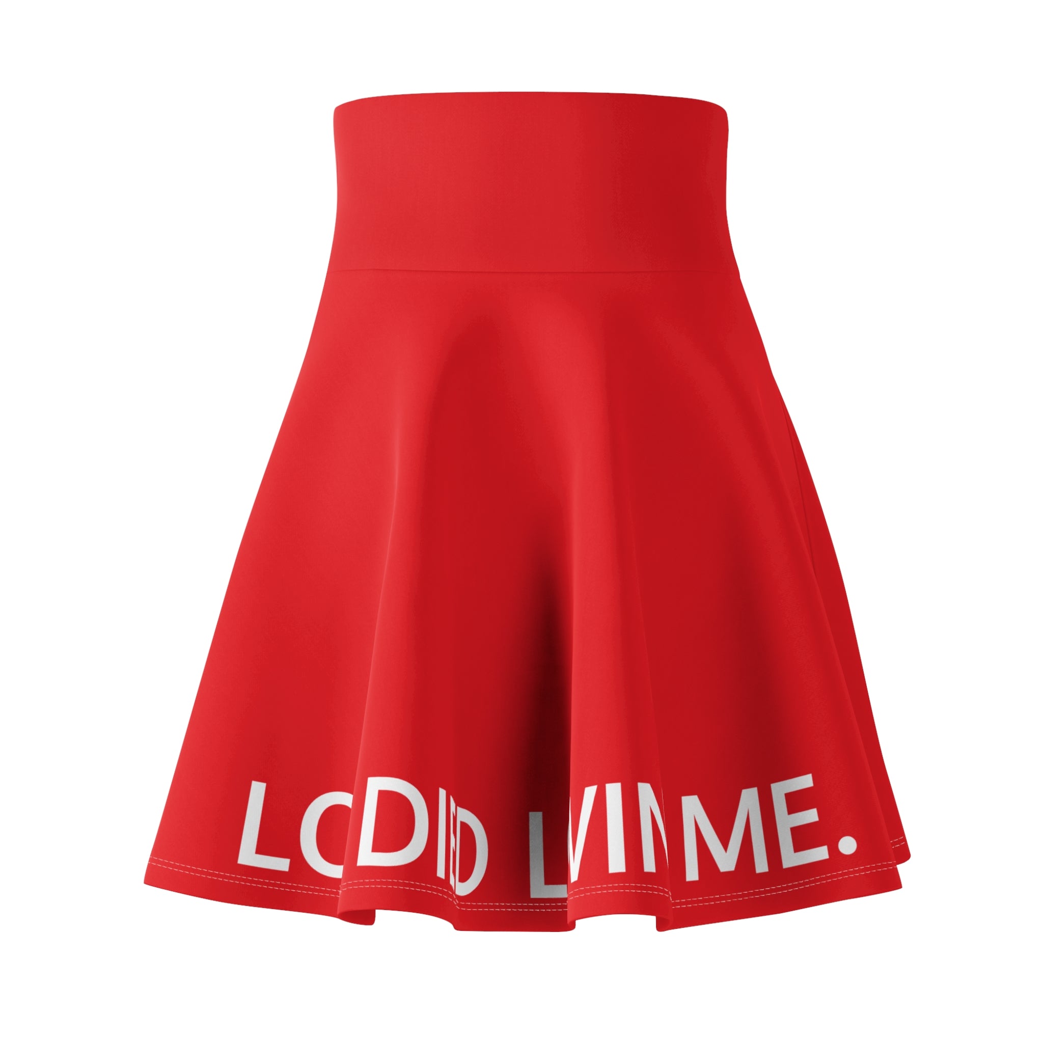 Love Died Loving Me - Chic Skirt (Red)
