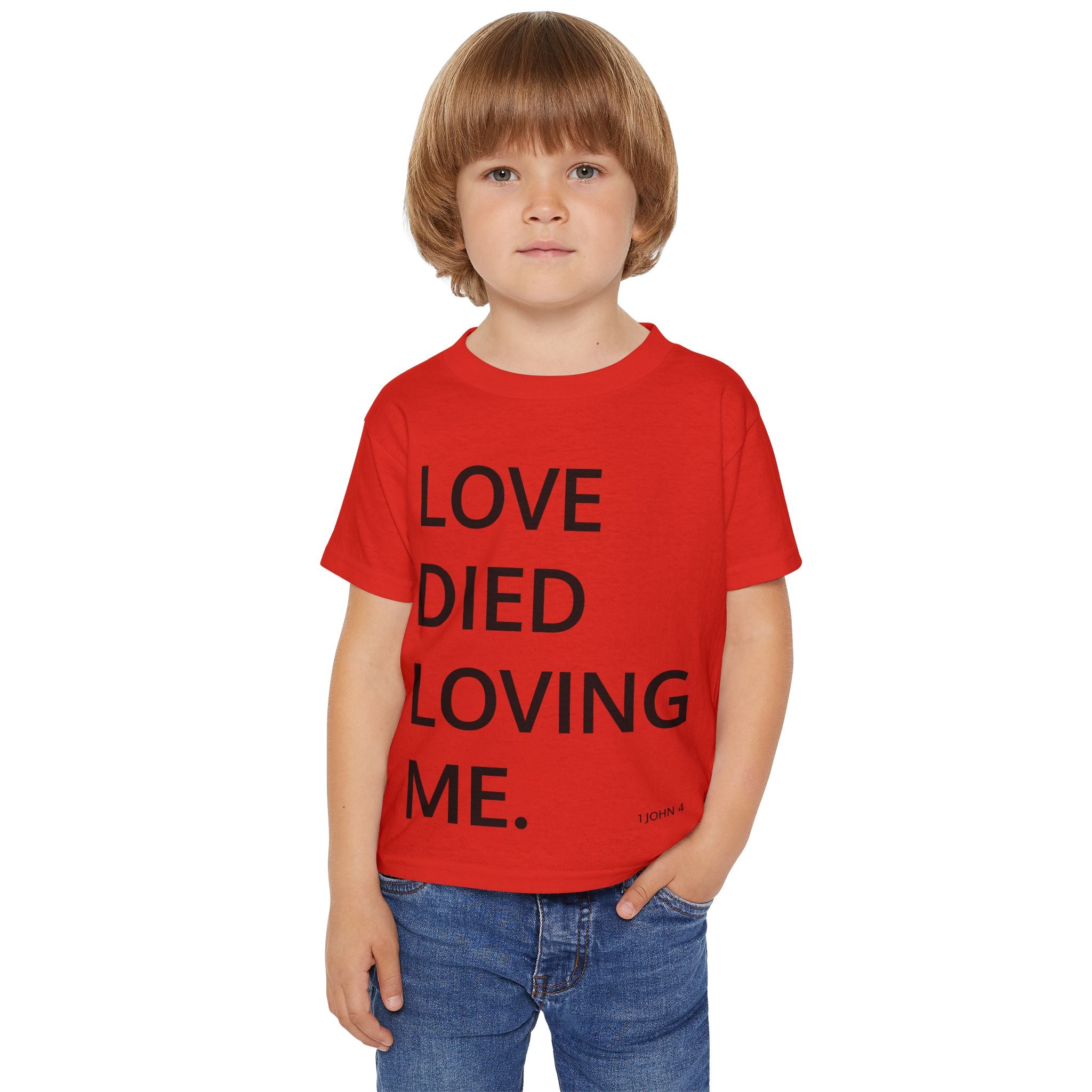 Love Died Loving Me - Toddler T-Shirt (Black Back Logo)