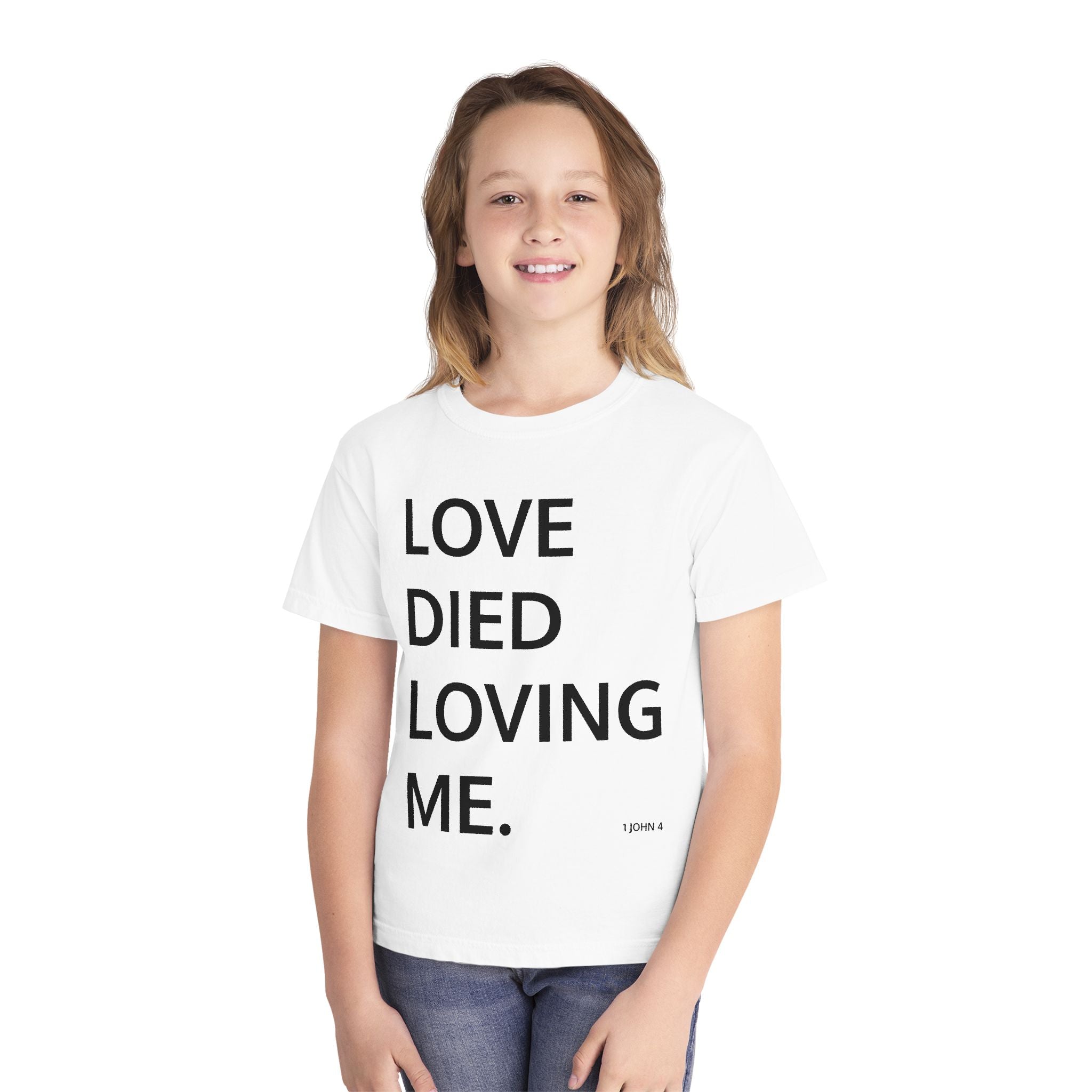 Love Died Loving Me - Youth Tee (Black Back Logo)