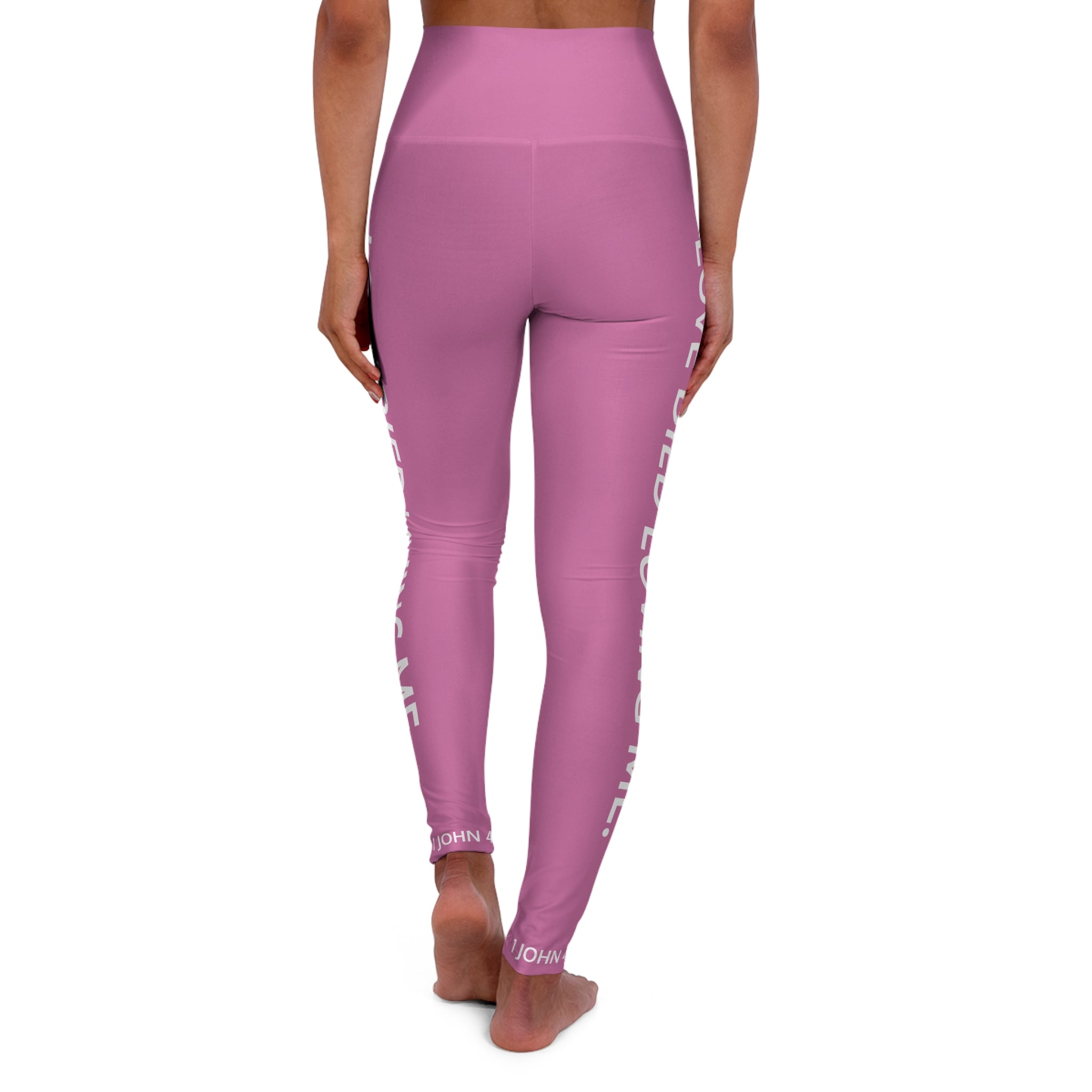 Love Died Loving Me - Women's Leggings (Pink)