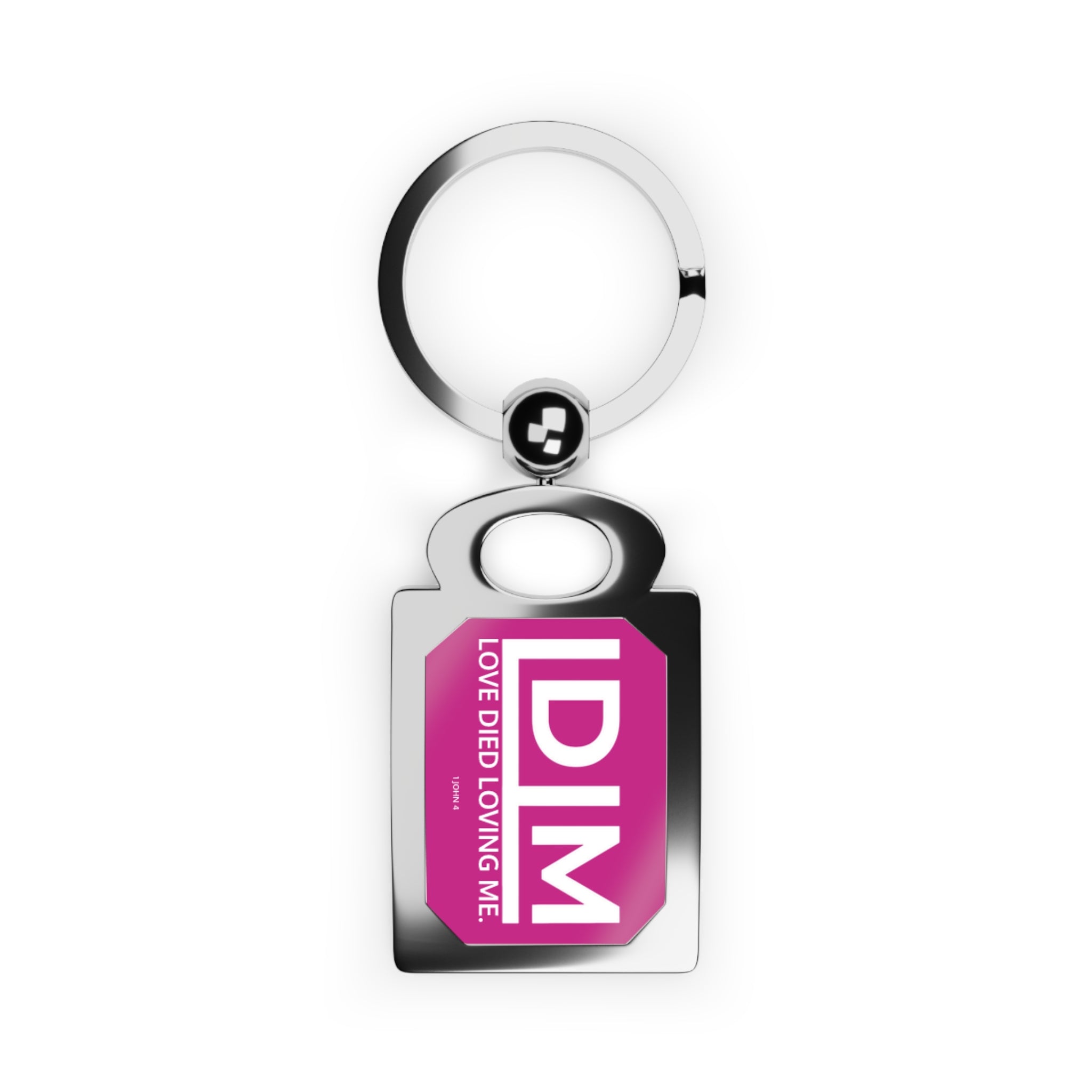 Love Died Loving Me - Keychain (Rose/White)