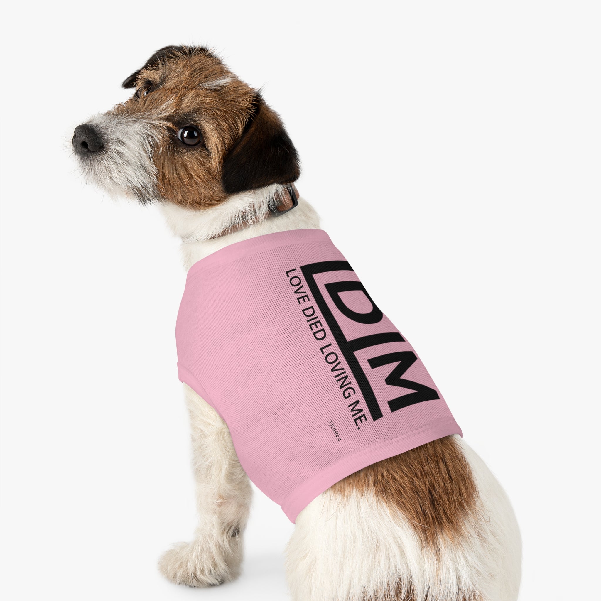 Love Died Loving Me - Pet Tank Top (Black Logo)