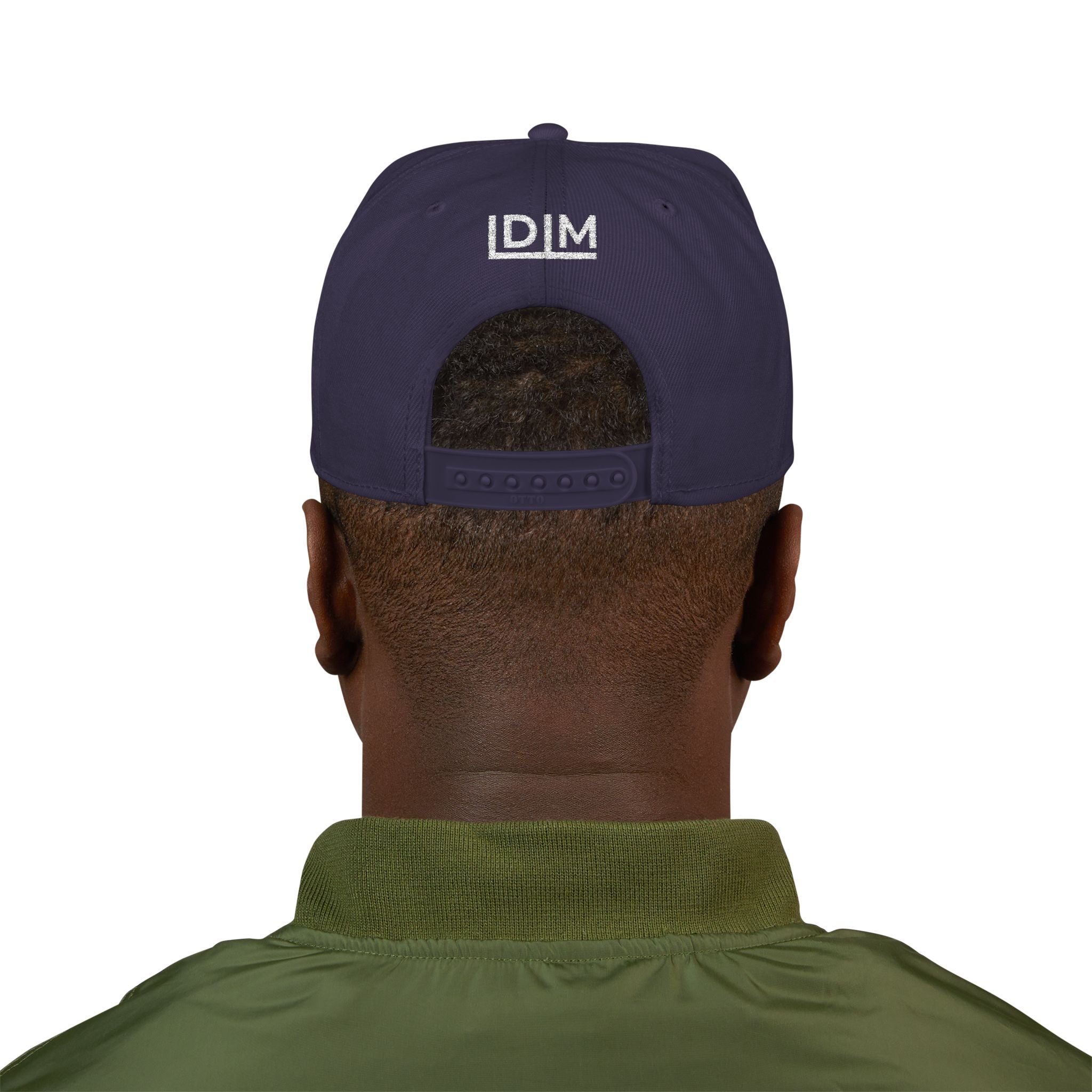Love Died Loving Me - Embroidered Snapback Cap (White Logo)